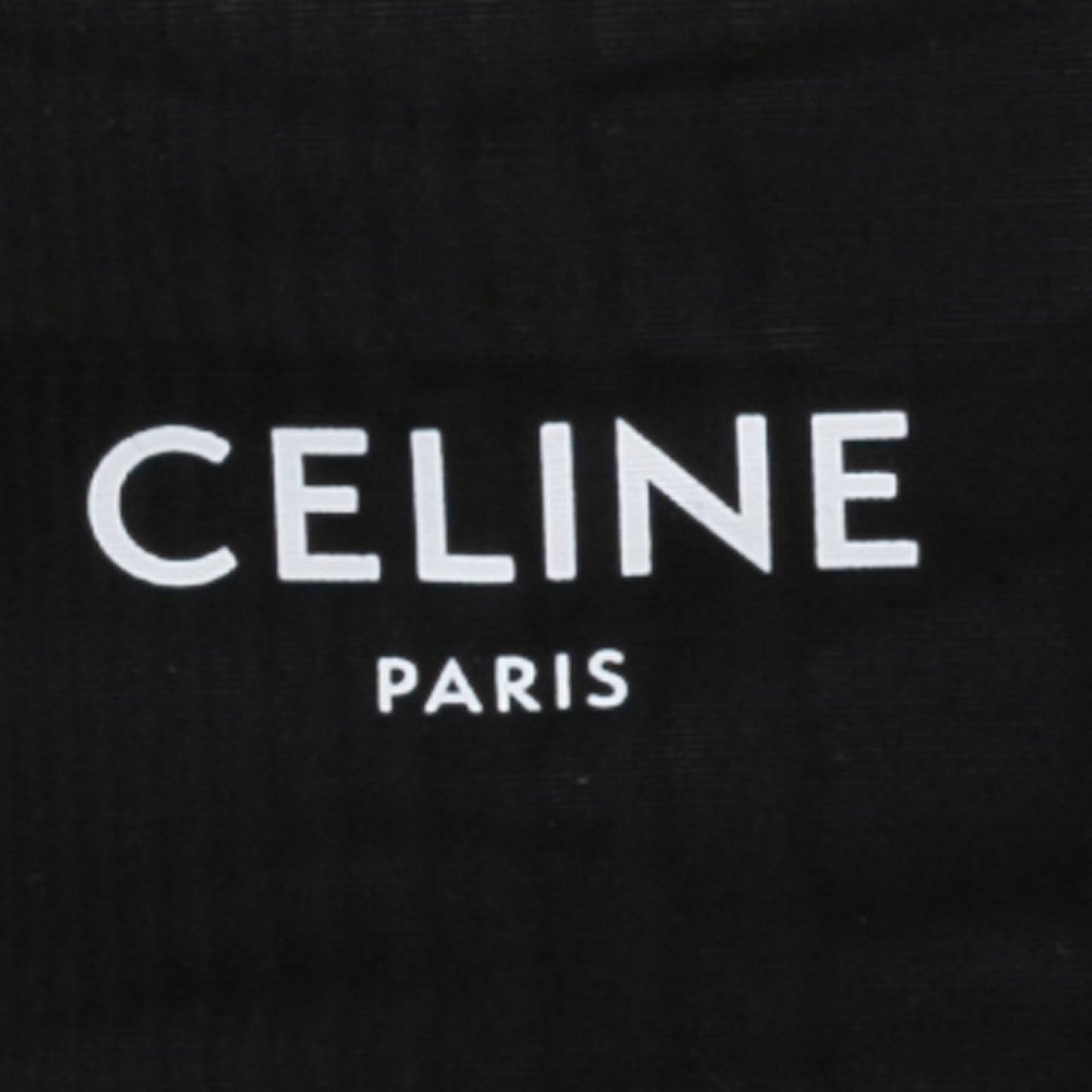 Celine Monochrome Shoulder Bag Black