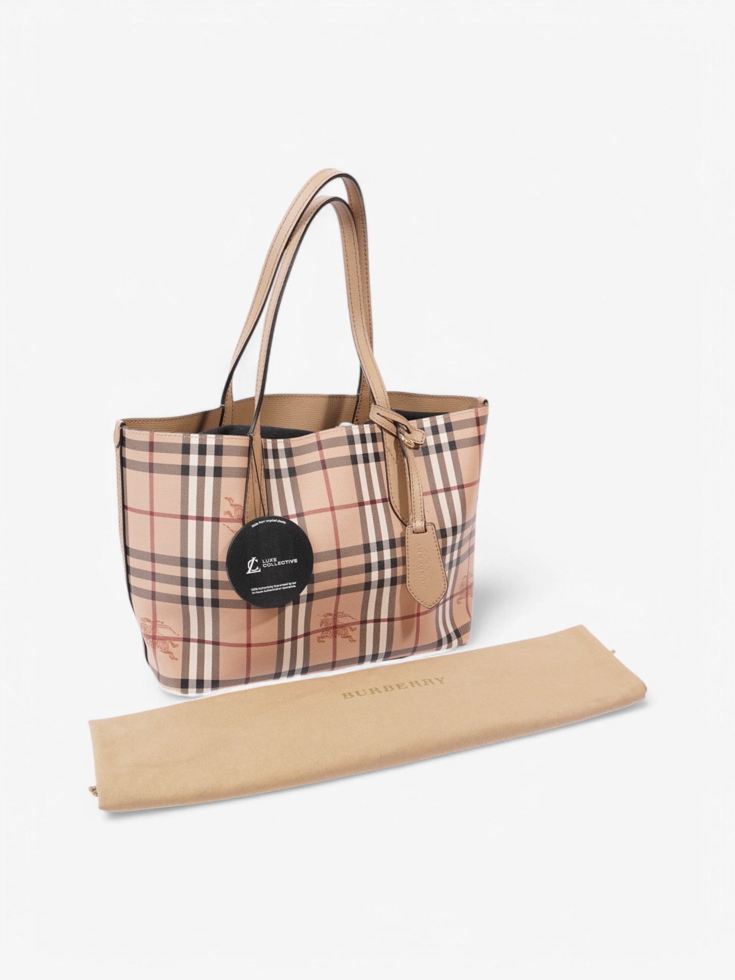 Burberry Shopper Check Coated Canvas