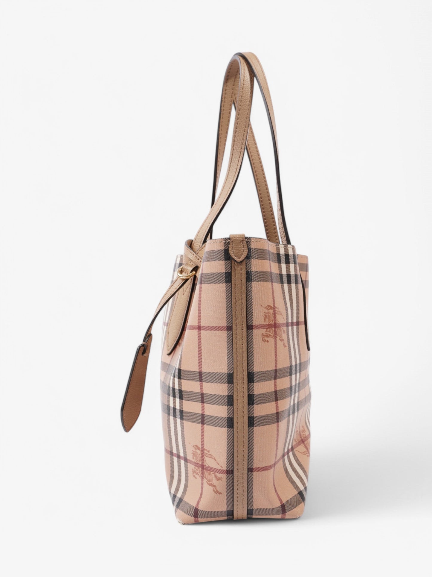 Burberry Shopper Check Coated Canvas