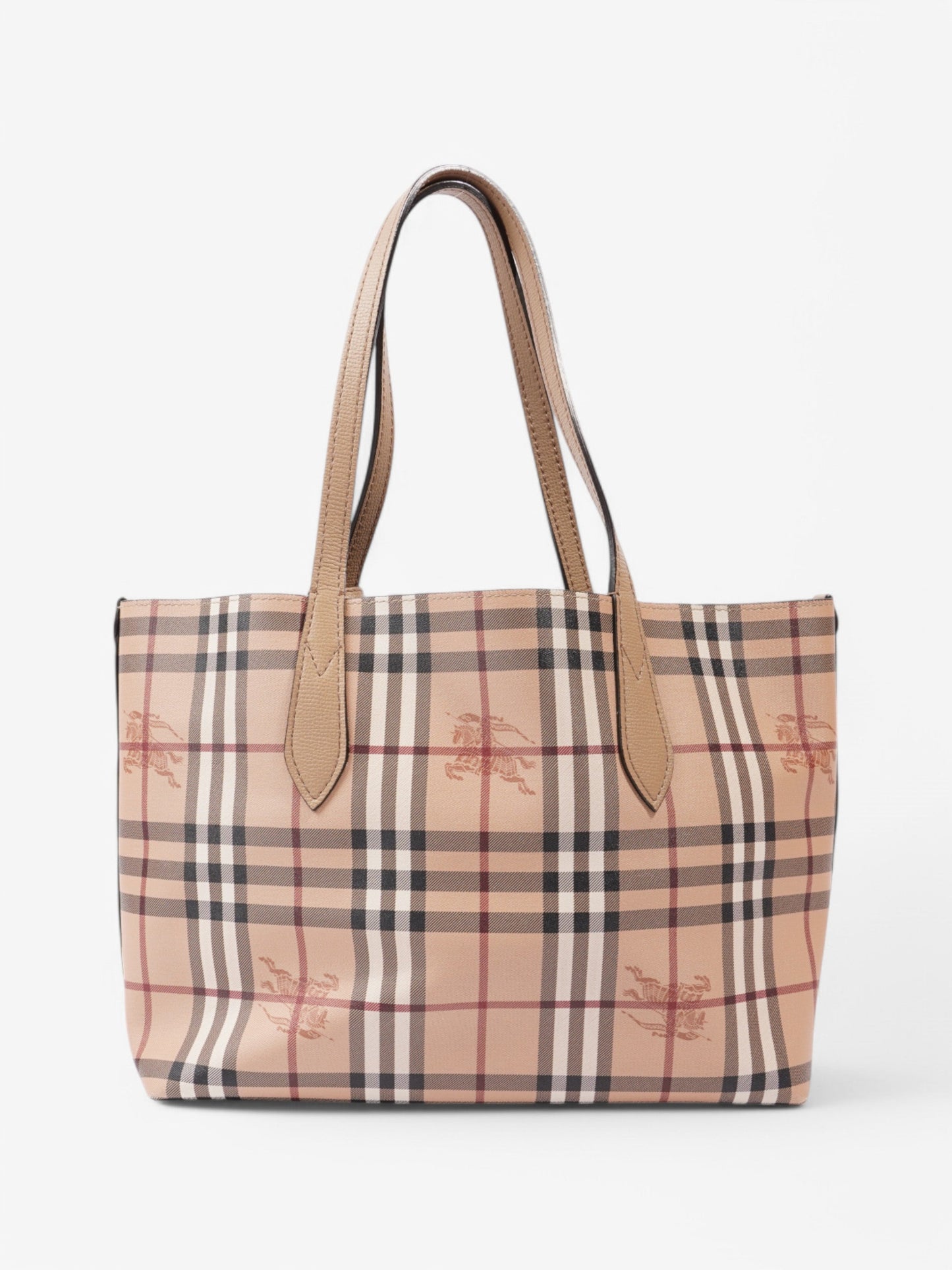 Burberry Shopper Check Coated Canvas
