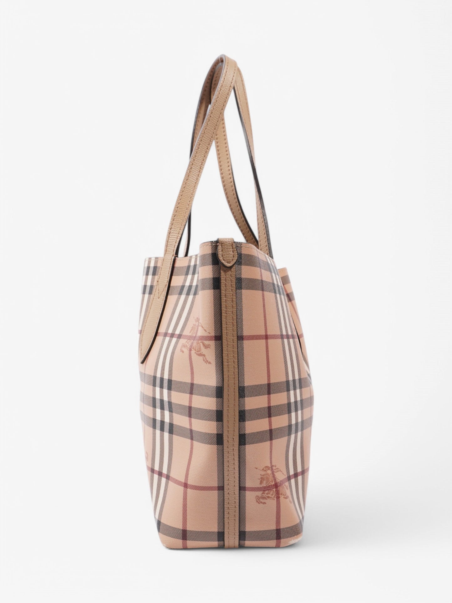 Burberry Shopper Check Coated Canvas