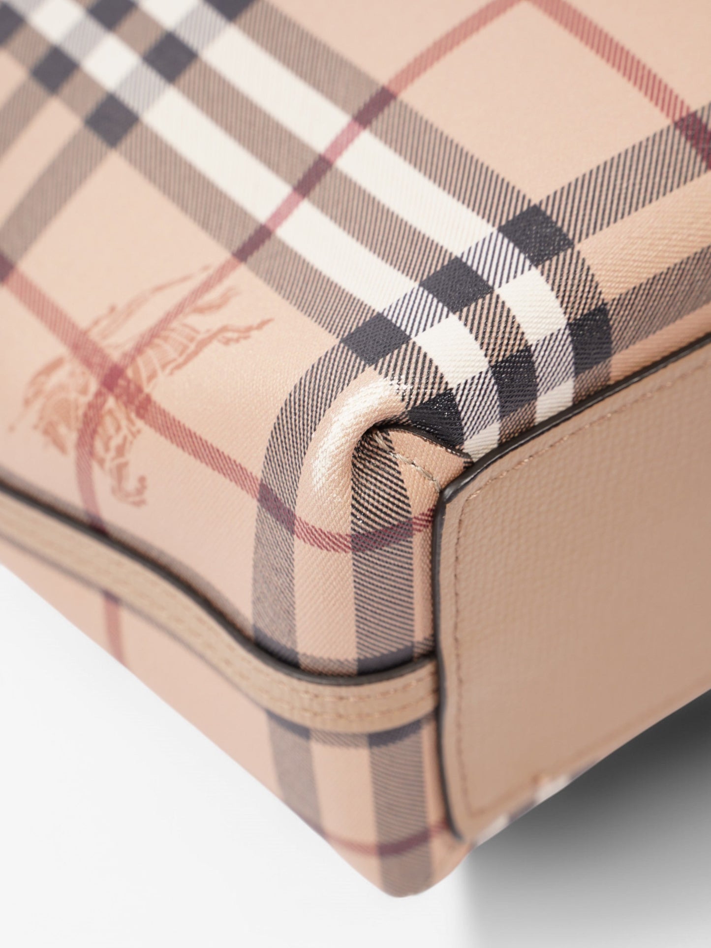 Burberry Shopper Check Coated Canvas