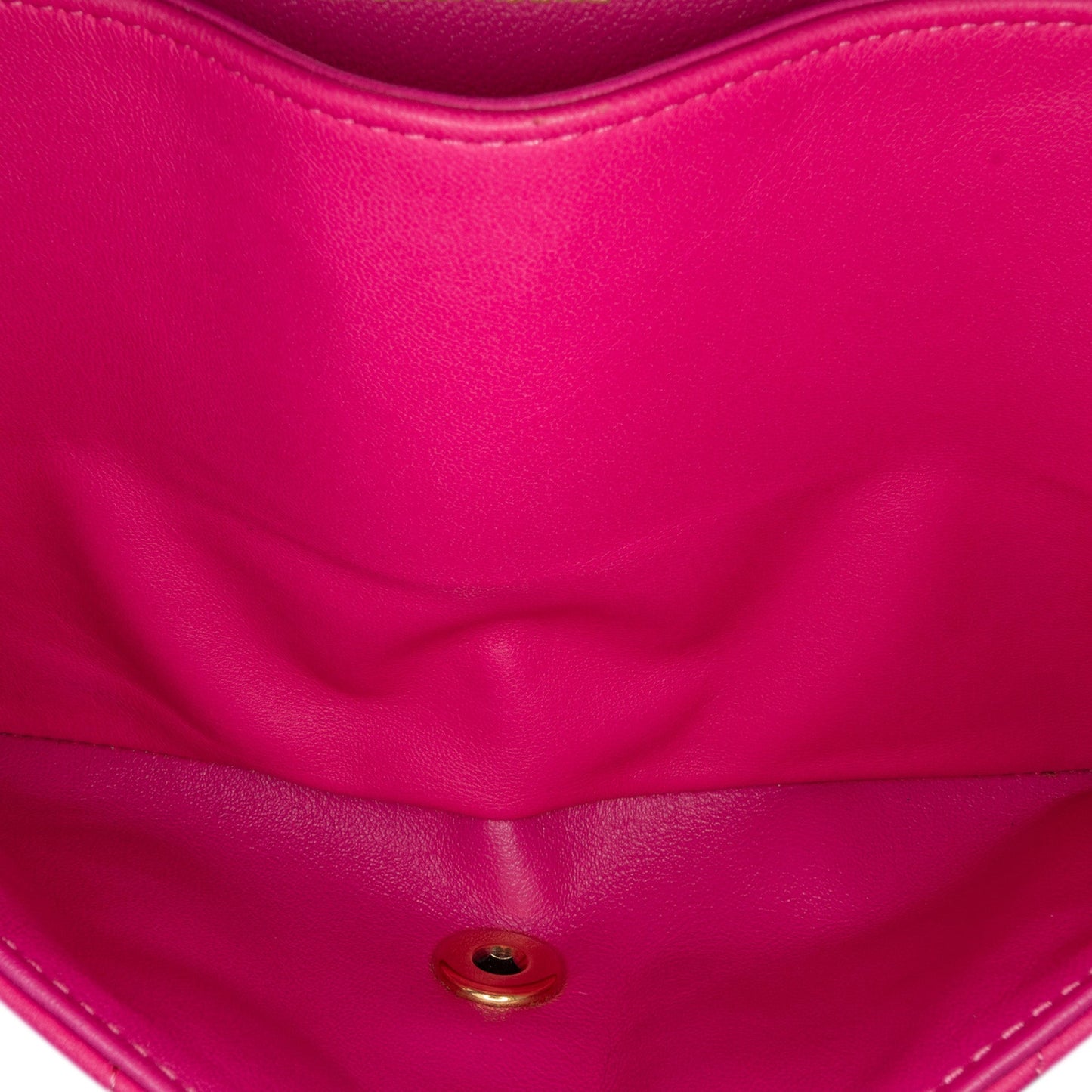 Chanel Medium Classic Chevron Lambskin Double Flap Pink