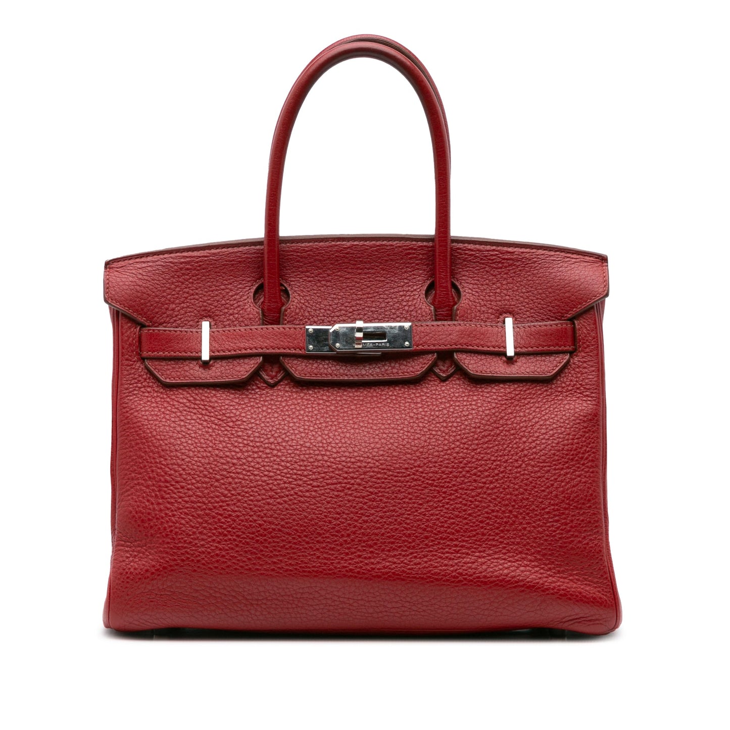 Hermès Clemence Birkin Retourne 30 Red