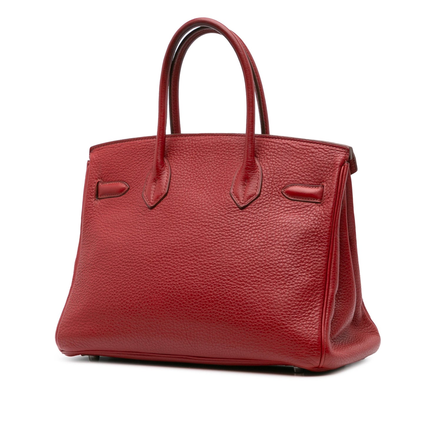 Hermès Clemence Birkin Retourne 30 Red