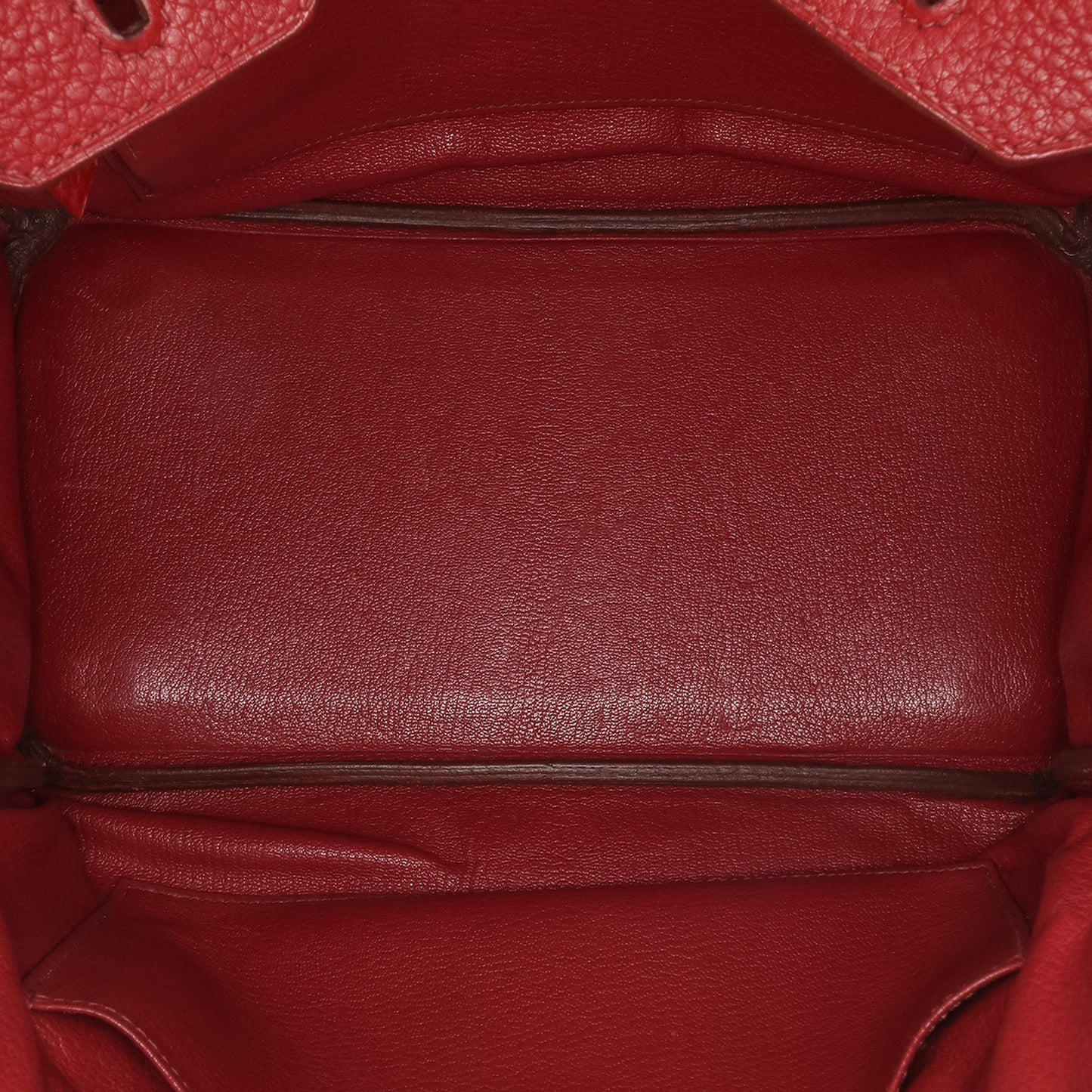 Hermès Clemence Birkin Retourne 30 Red