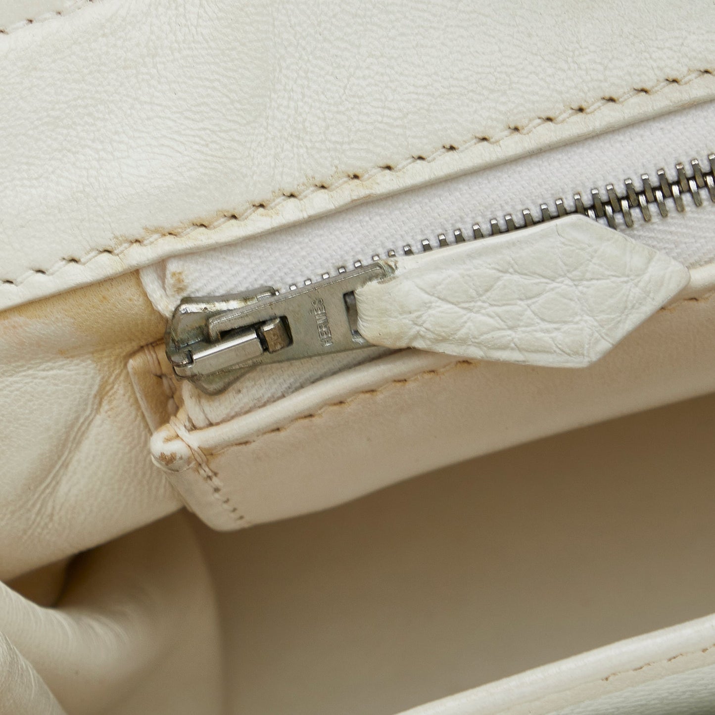 Hermès Clemence Birkin 30 White