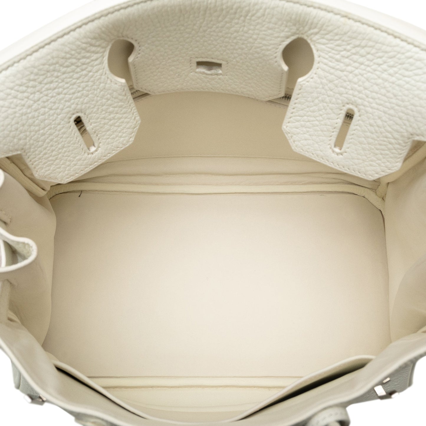 Hermès Clemence Birkin 30 White