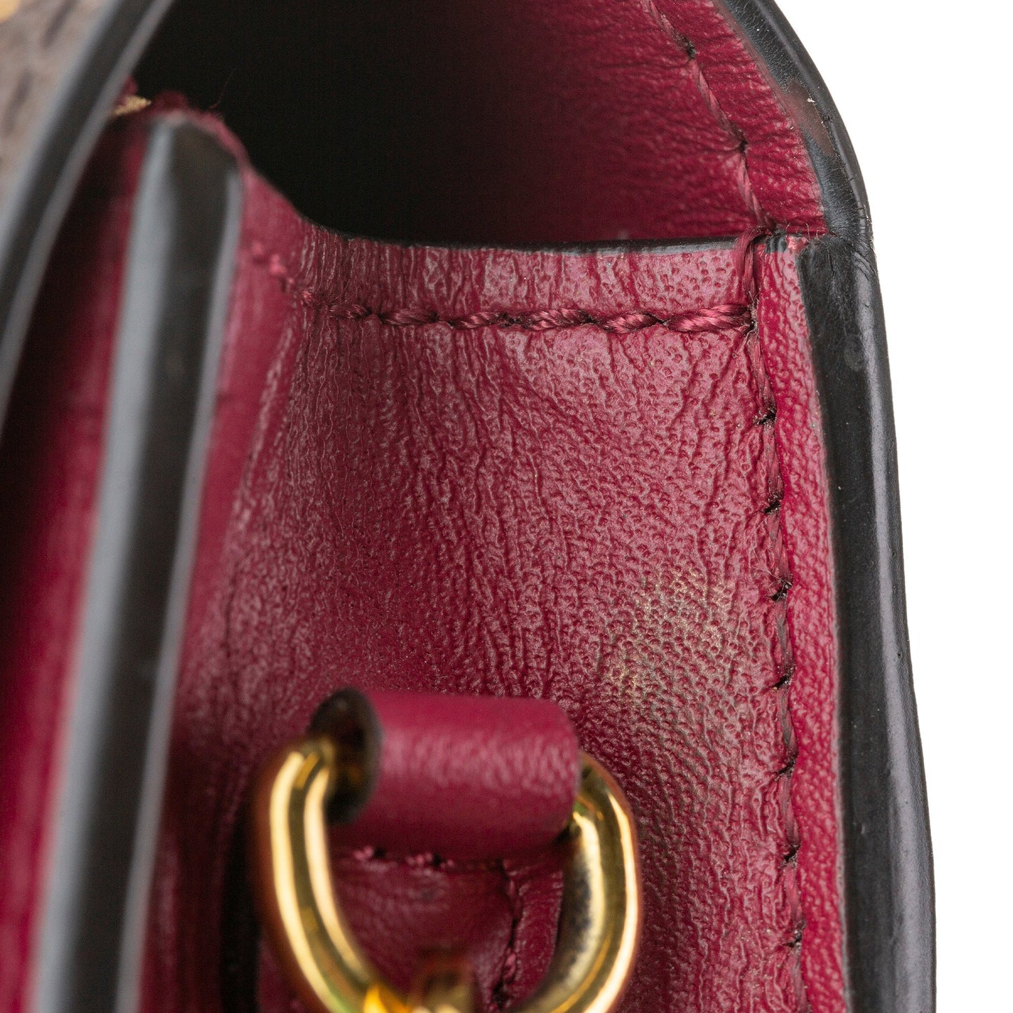 Louis Vuitton Monogram Flore Wallet On Chain Brown