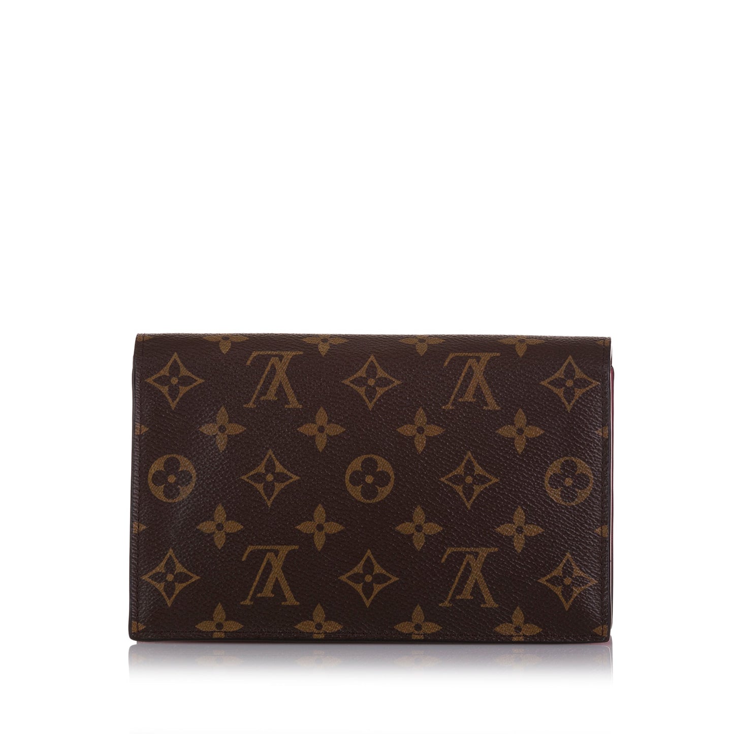 Louis Vuitton Monogram Flore Wallet On Chain Brown