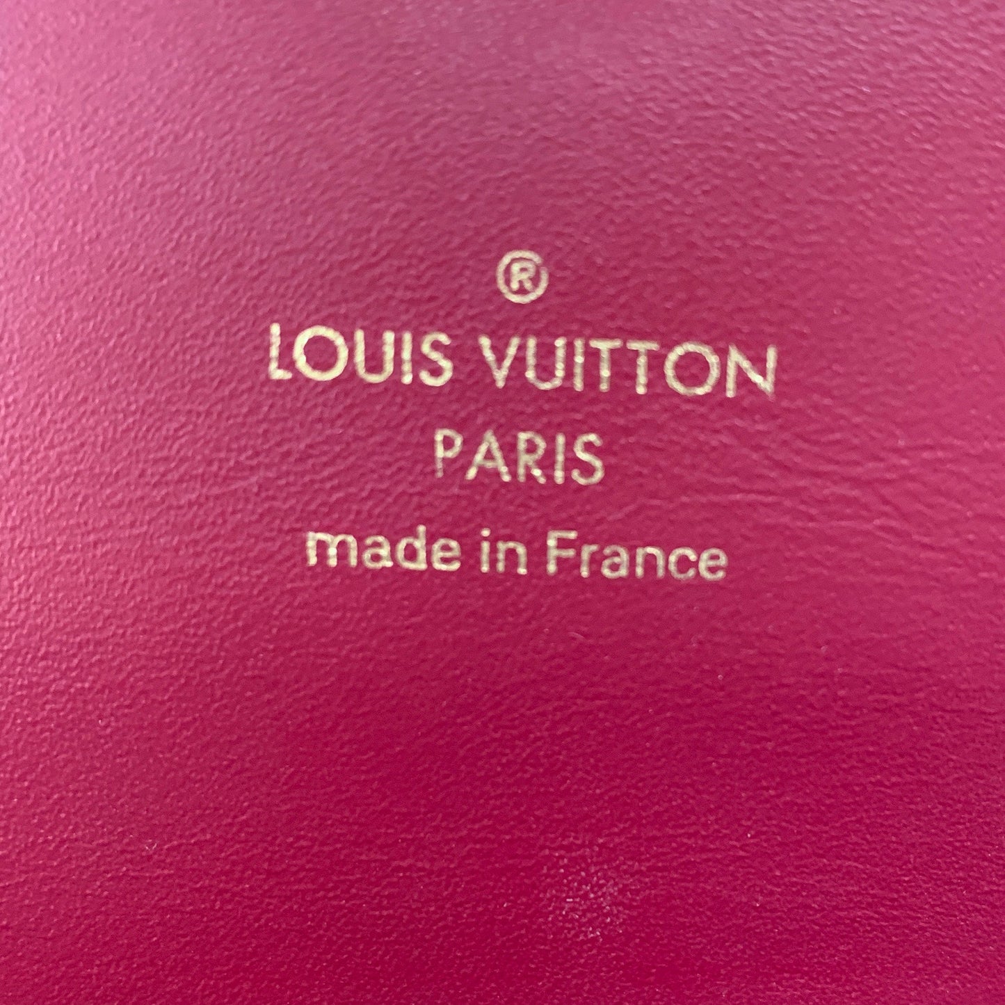 Louis Vuitton Monogram Flore Wallet On Chain Brown