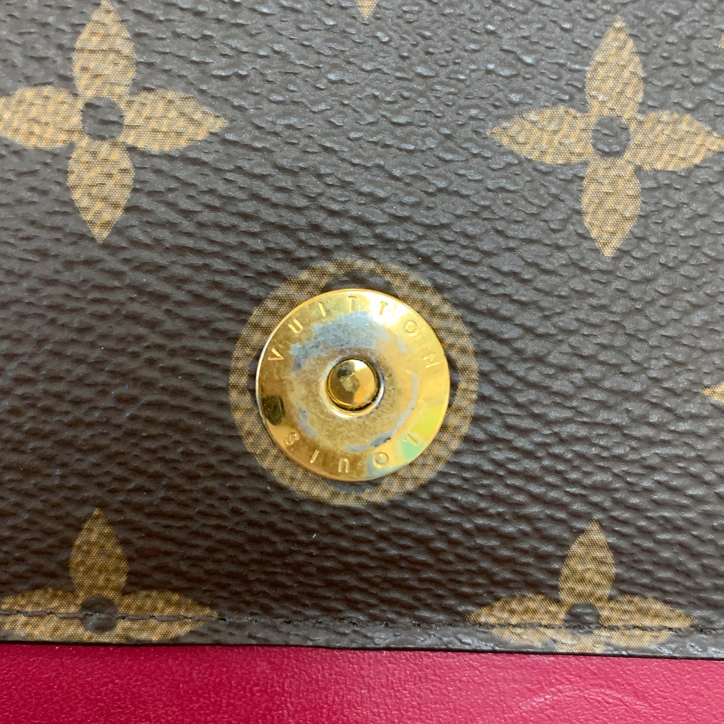 Louis Vuitton Monogram Flore Wallet On Chain Brown