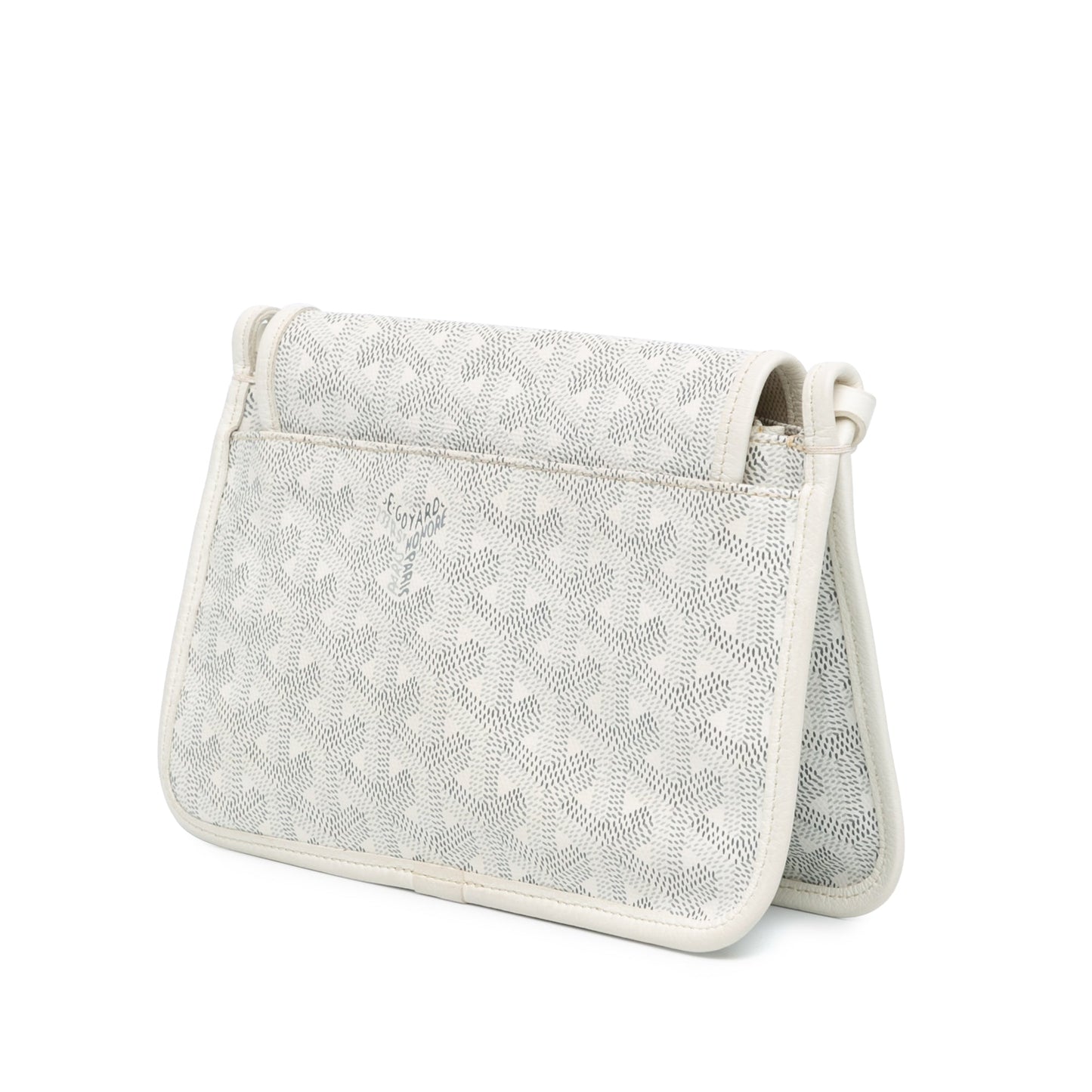Goyard Goyardine Plumet Pocket Wallet White