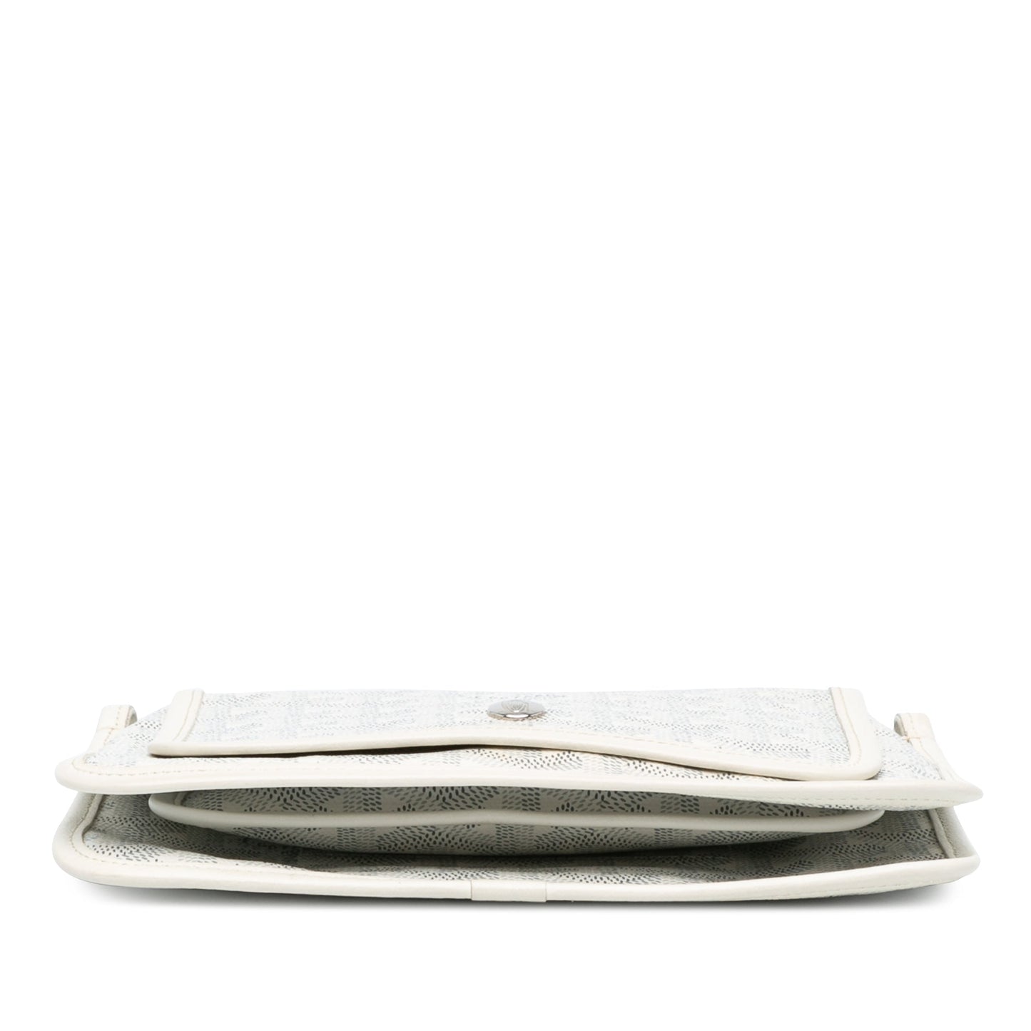 Goyard Goyardine Plumet Pocket Wallet White
