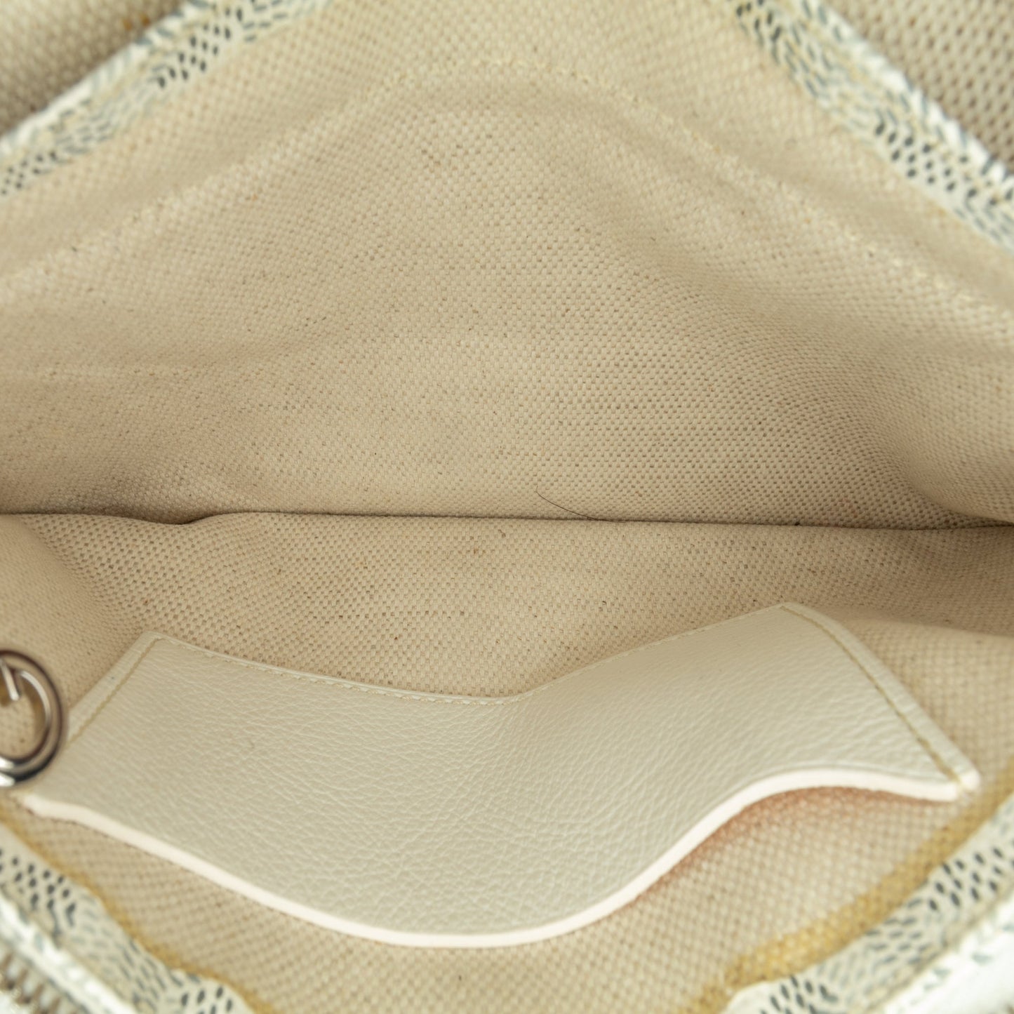 Goyard Goyardine Plumet Pocket Wallet White