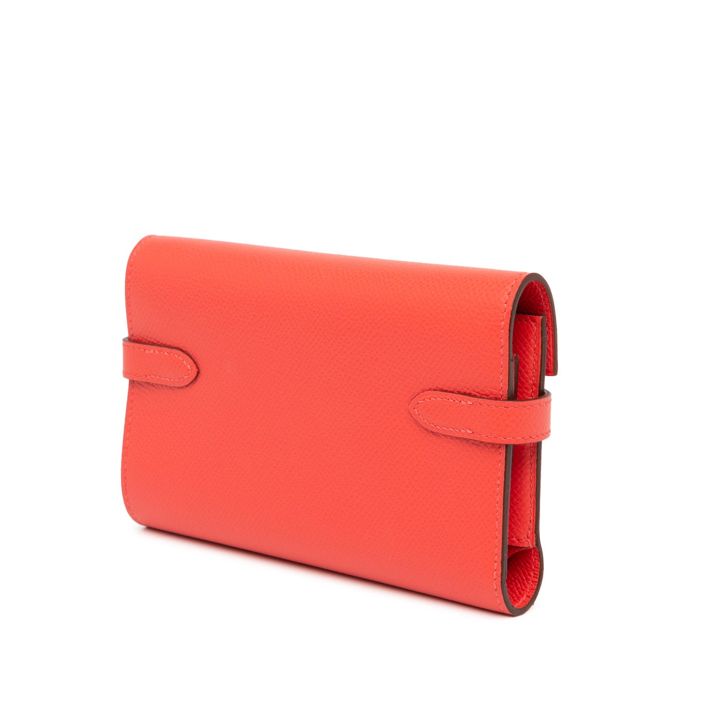 Hermès Medium Epsom Kelly Depliant Wallet Red