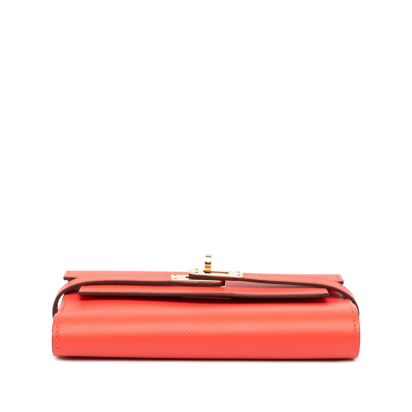 Hermès Medium Epsom Kelly Depliant Wallet Red