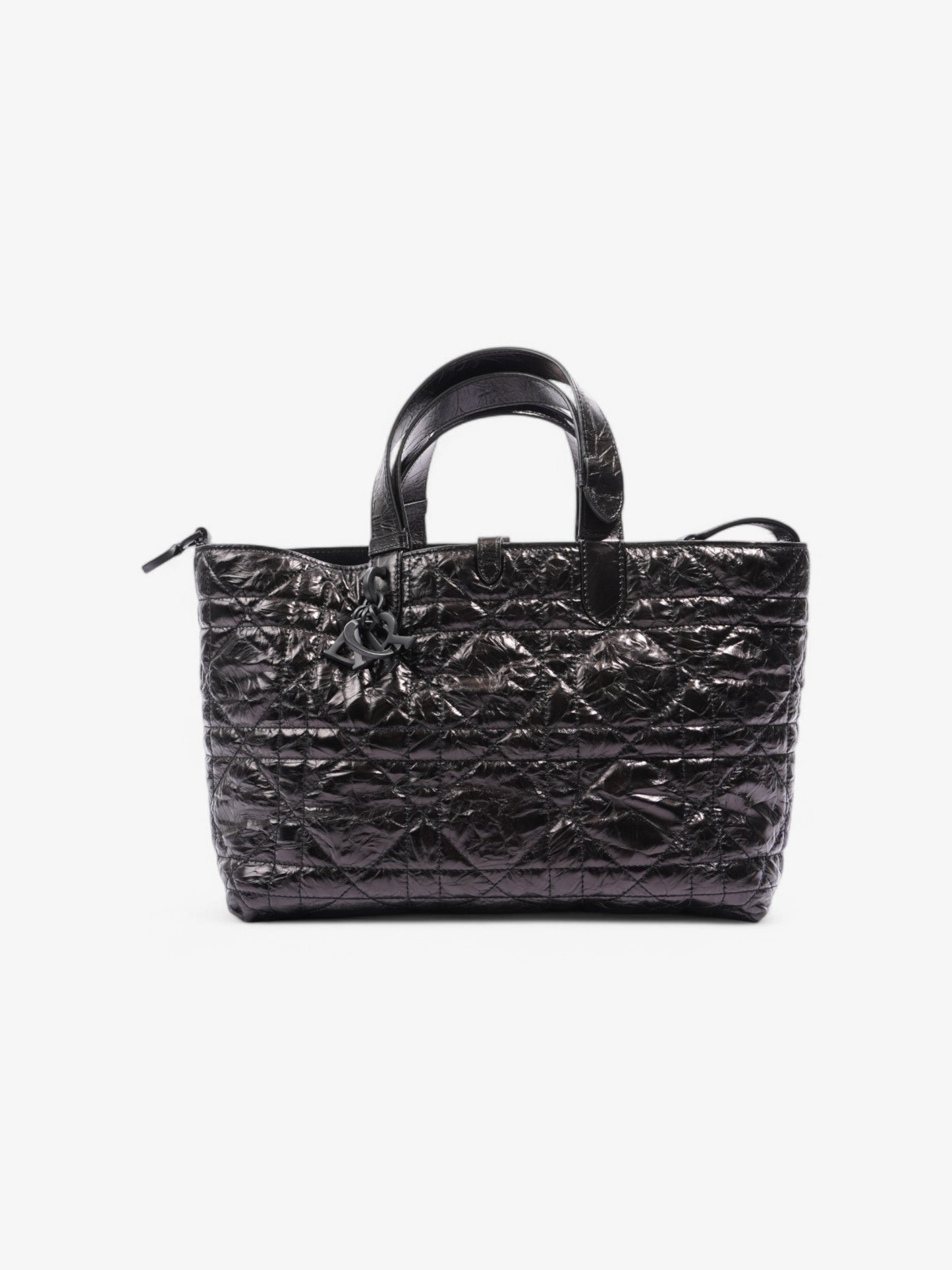 Christian Dior Toujours Bag Dark Chocolate Brown Leather Medium