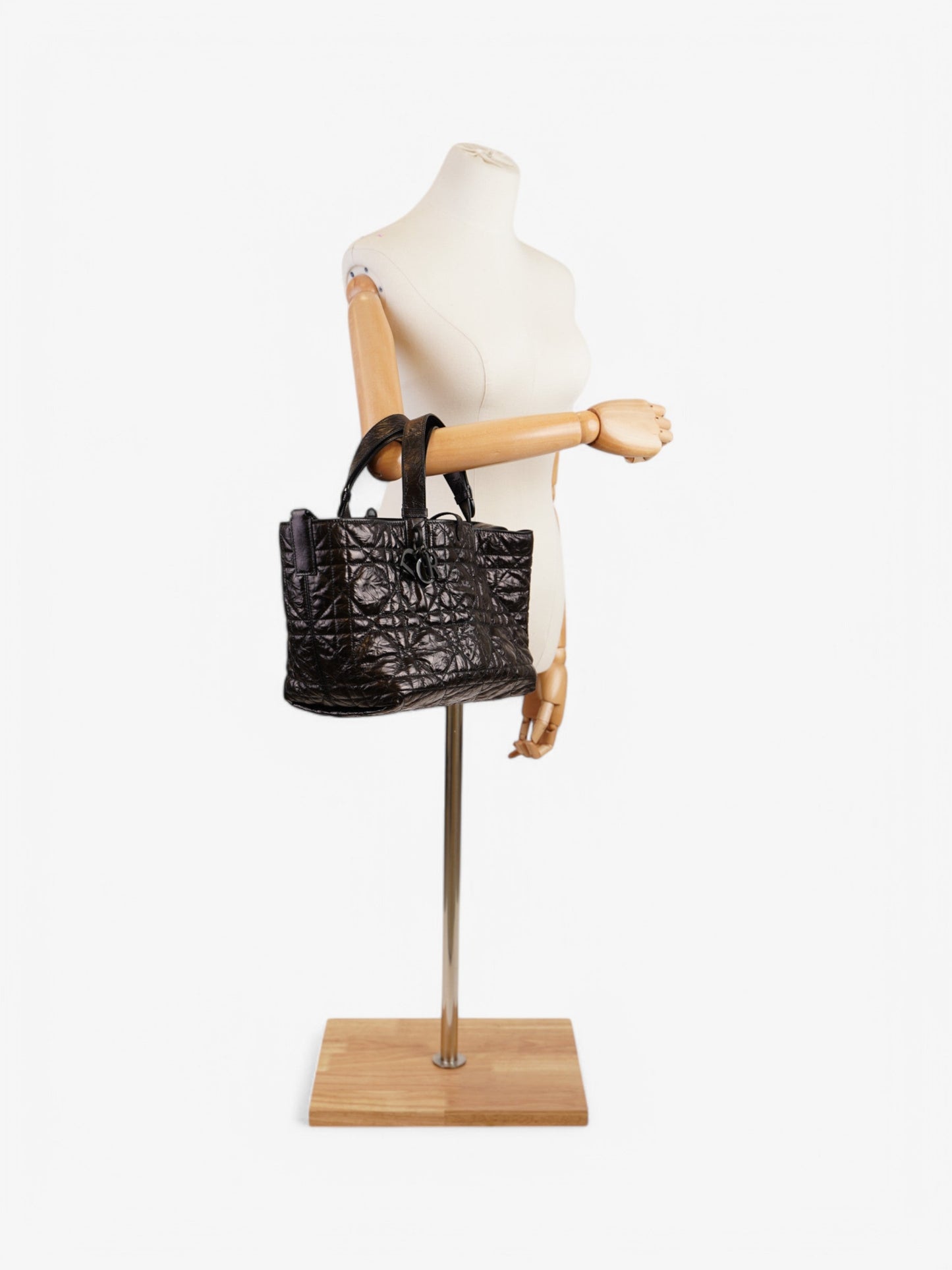Christian Dior Toujours Bag Dark Chocolate Brown Leather Medium