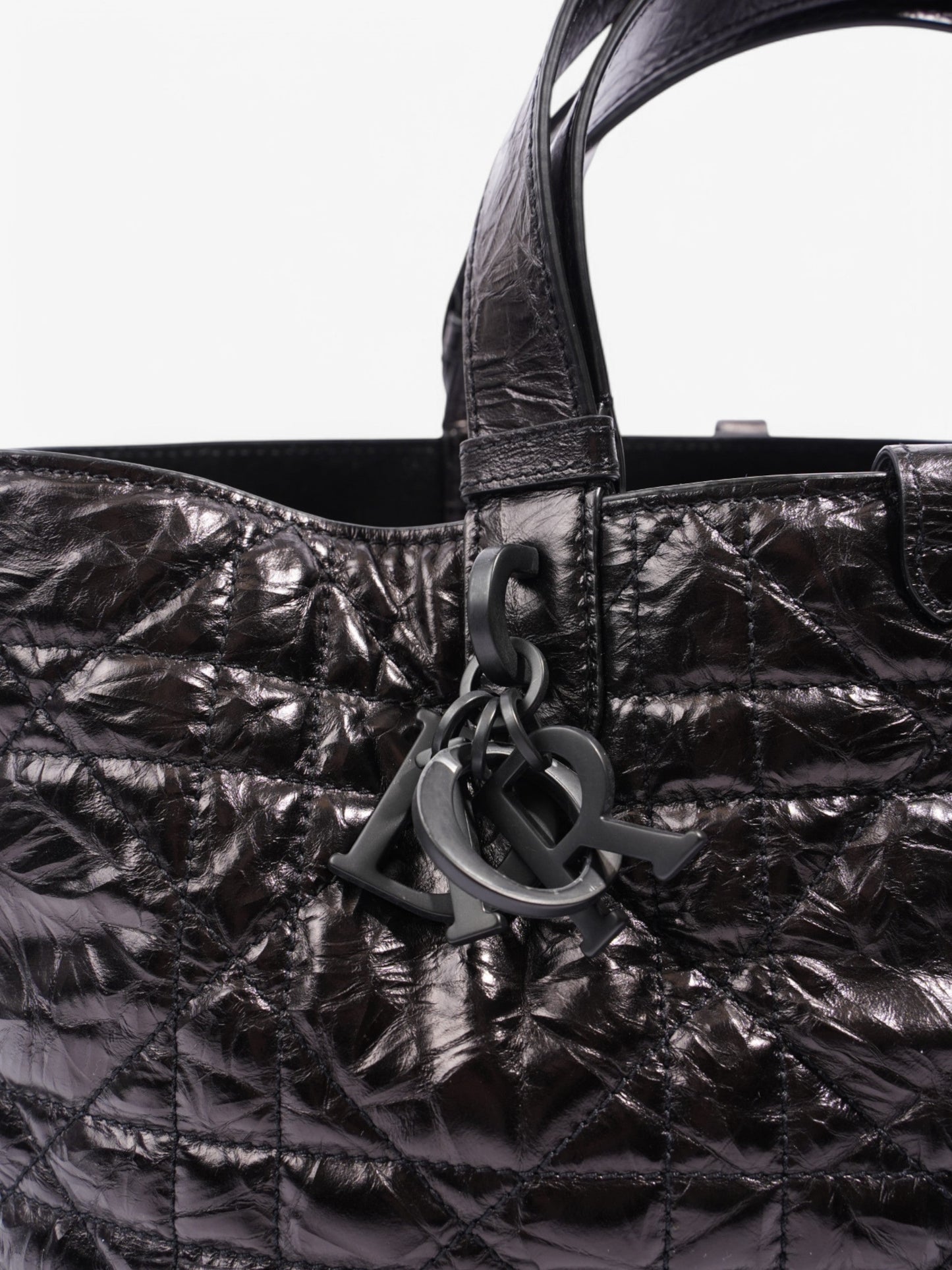 Christian Dior Toujours Bag Dark Chocolate Brown Leather Medium
