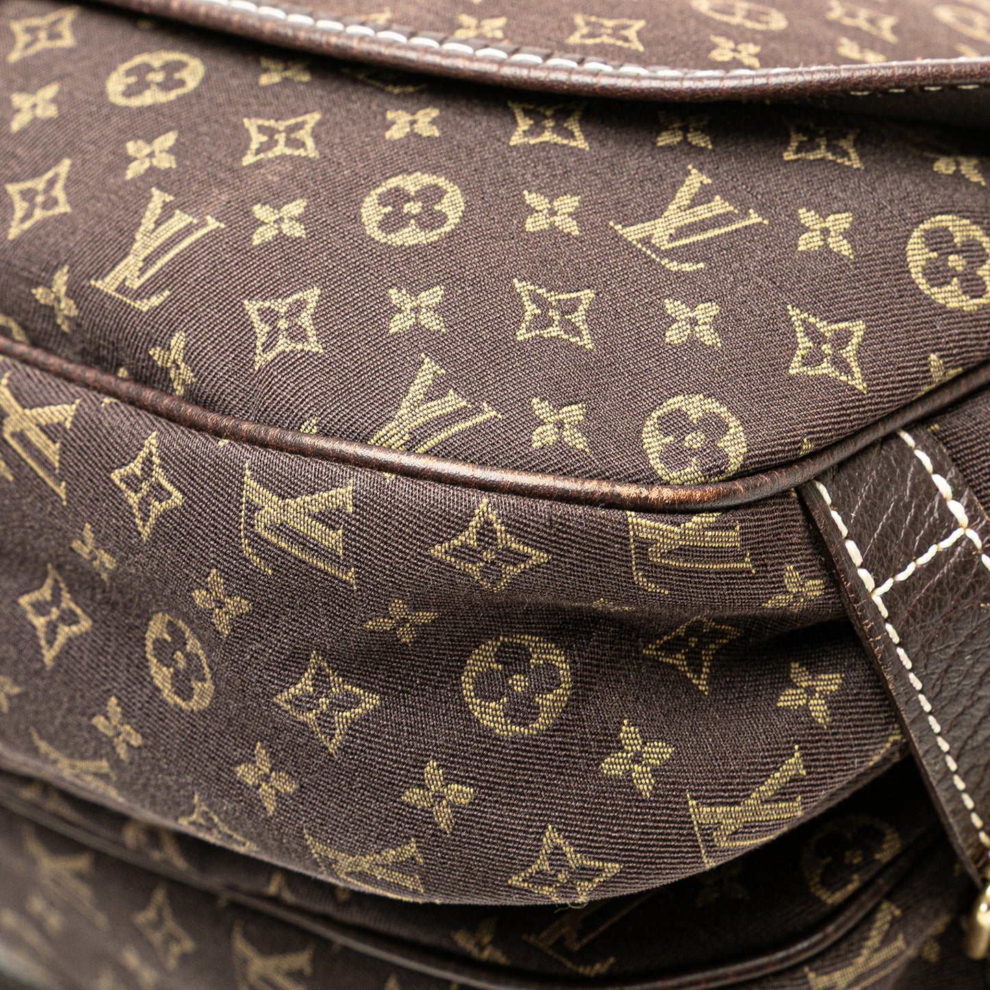 Louis Vuitton Monogram Mini Lin Saumur 30 Brown