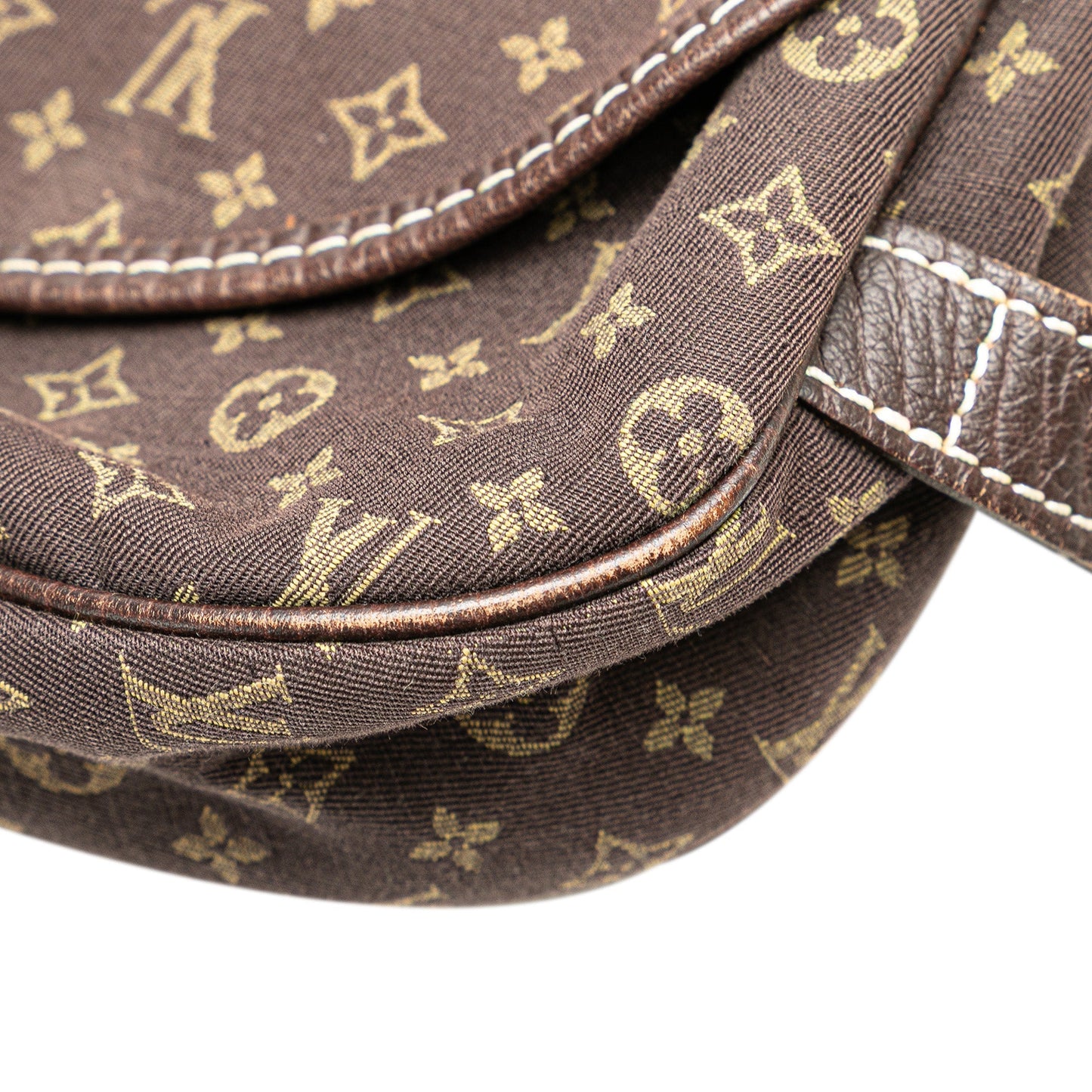 Louis Vuitton Monogram Mini Lin Saumur 30 Brown