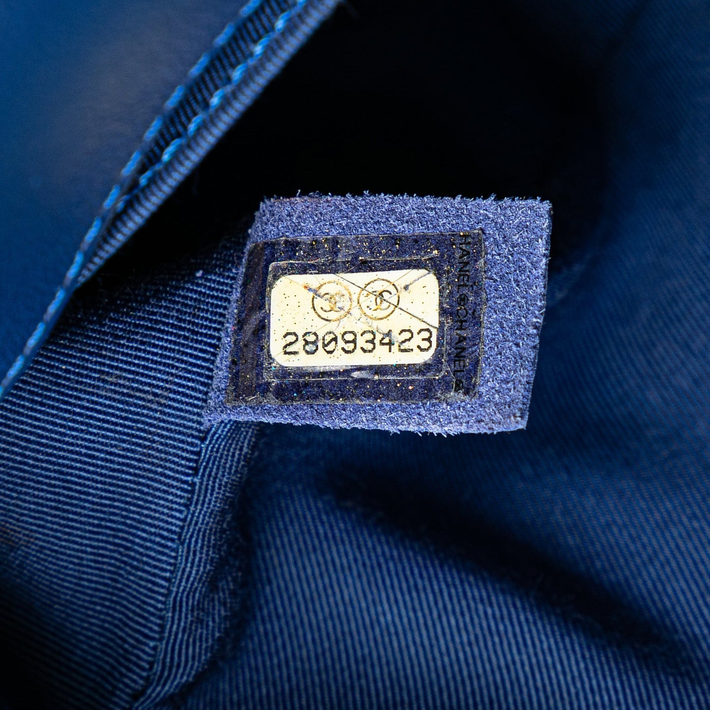 Chanel Small Chevron Lambskin Boy Flap Blue