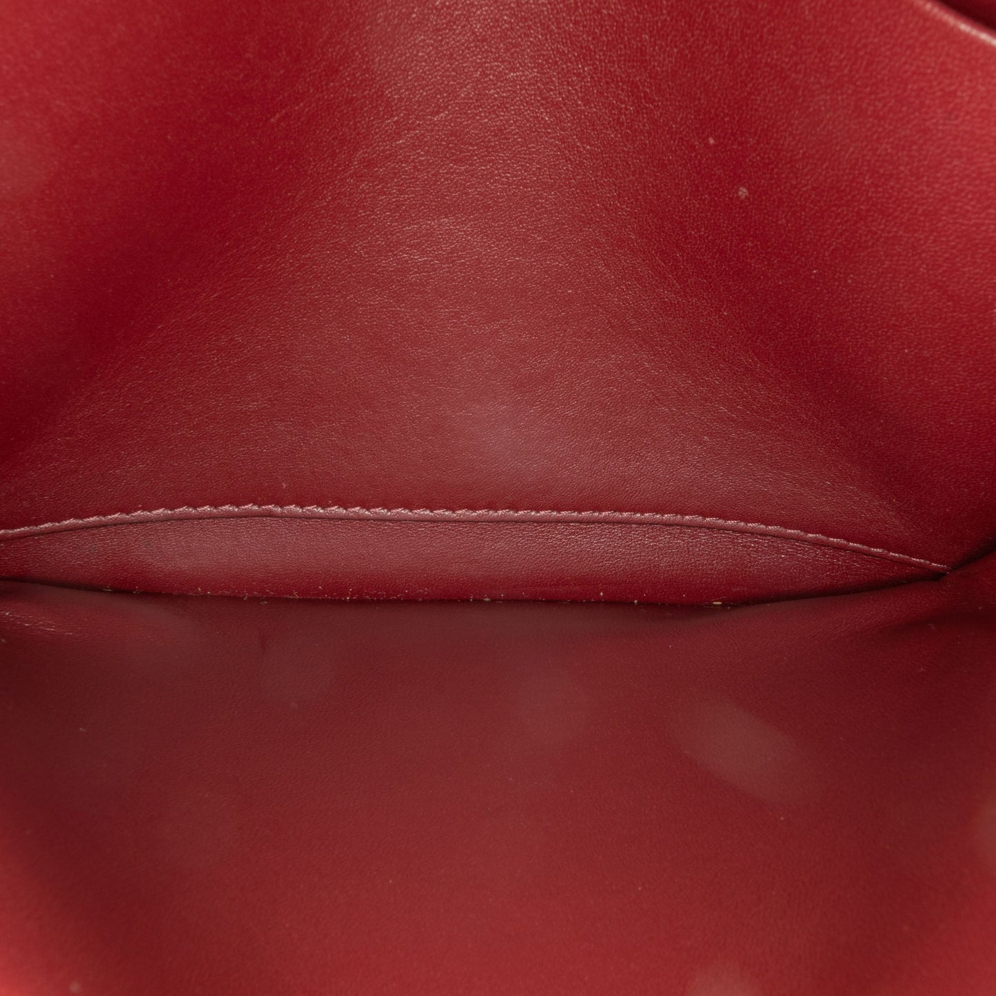 Celine Large Shiny Calfskin Triomphe Crossbody Red