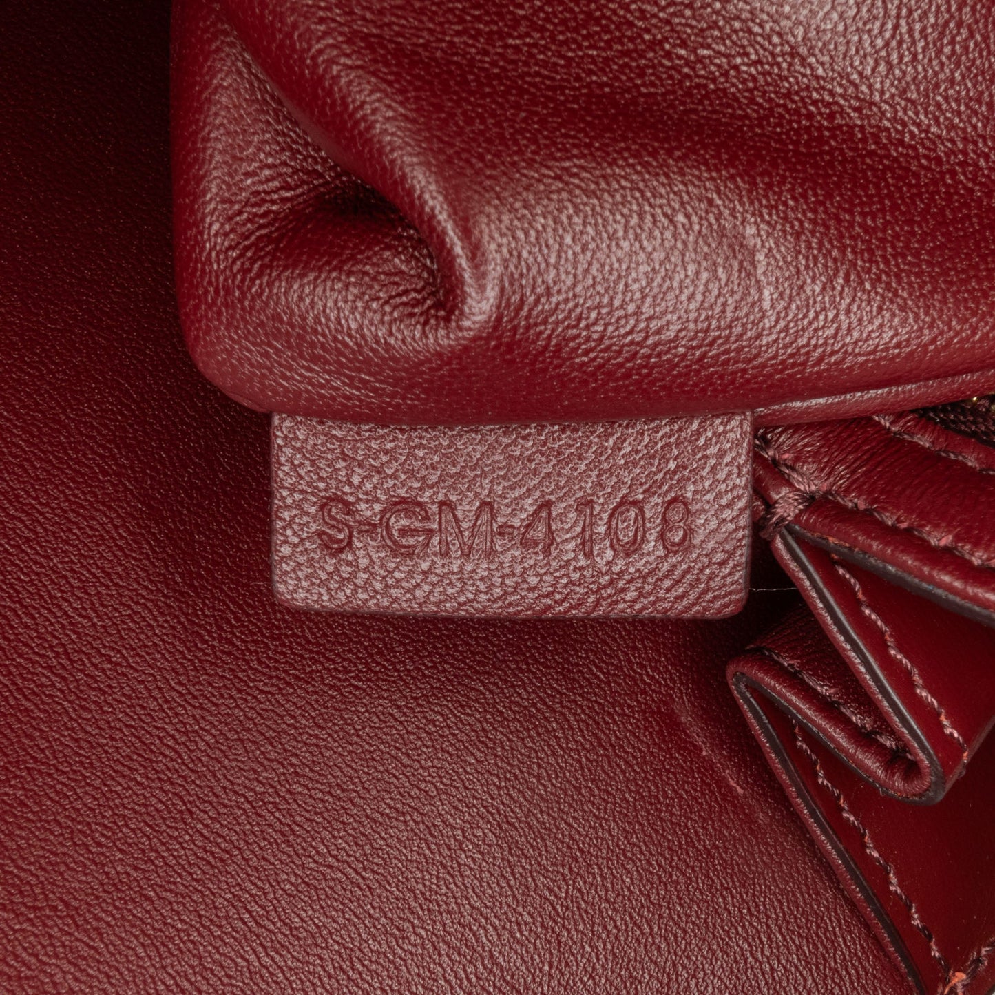 Celine Large Shiny Calfskin Triomphe Crossbody Red