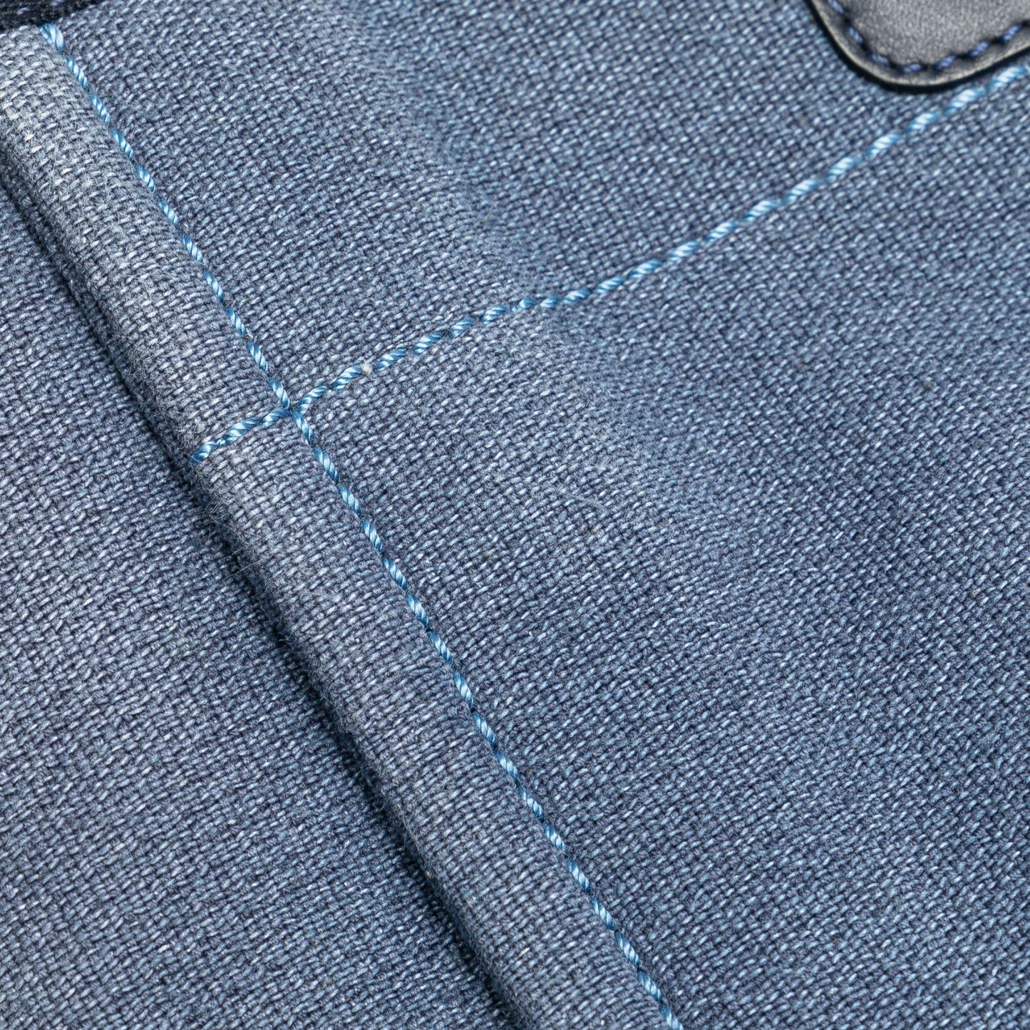 Chanel Small Canvas Deauville Tote Blue