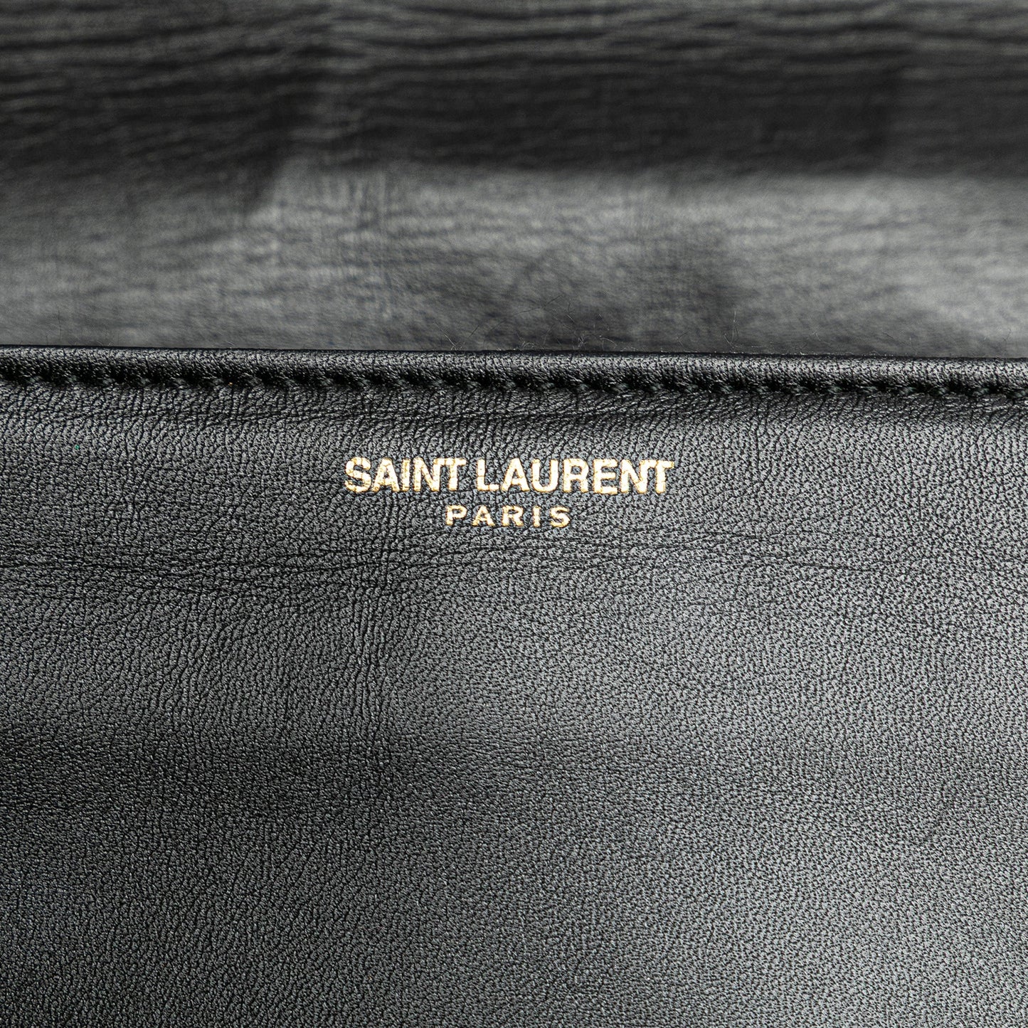 Saint Laurent Quilted Lambskin Babylone Flap Shoulder Bag Black