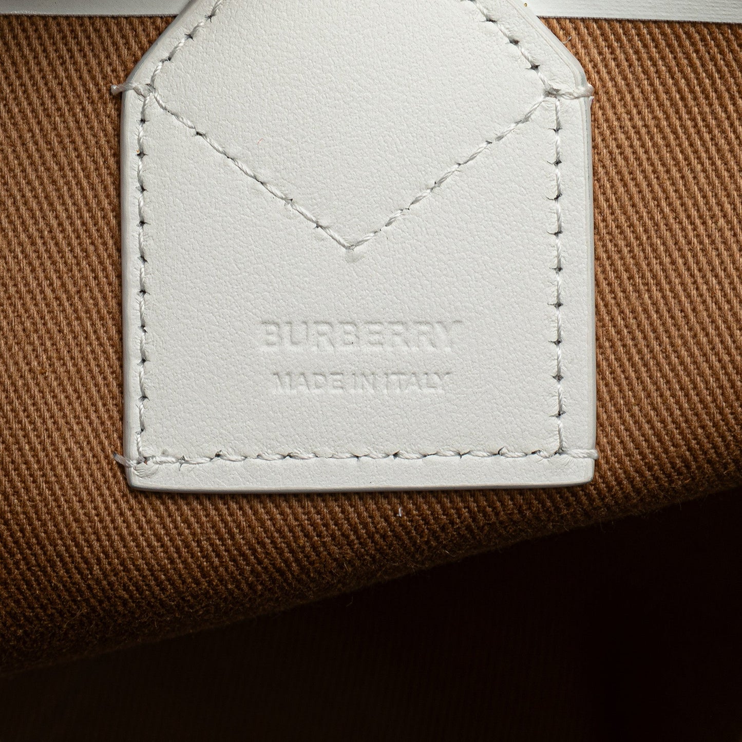 Burberry Mini House Check Canvas London Tote Brown