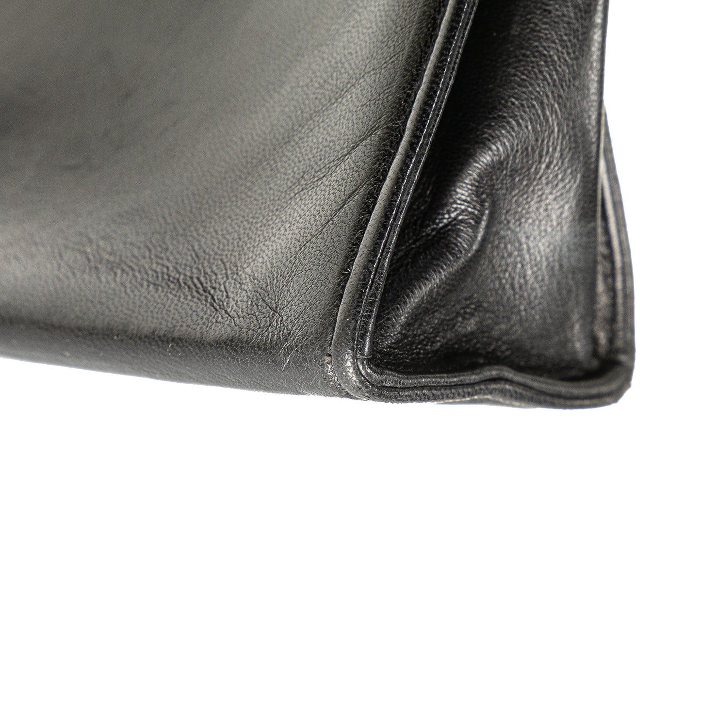 Chanel CC Quilted Lambskin Full Flap Black