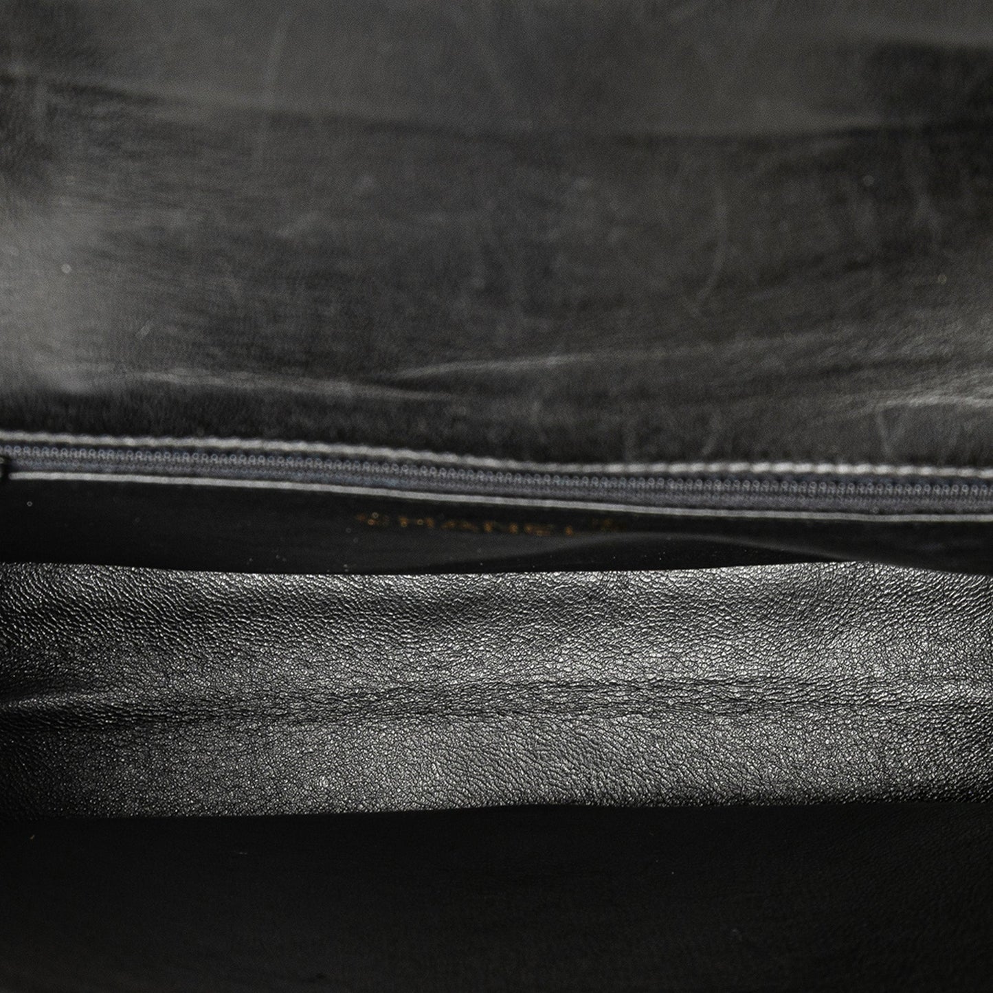 Chanel CC Quilted Lambskin Full Flap Black