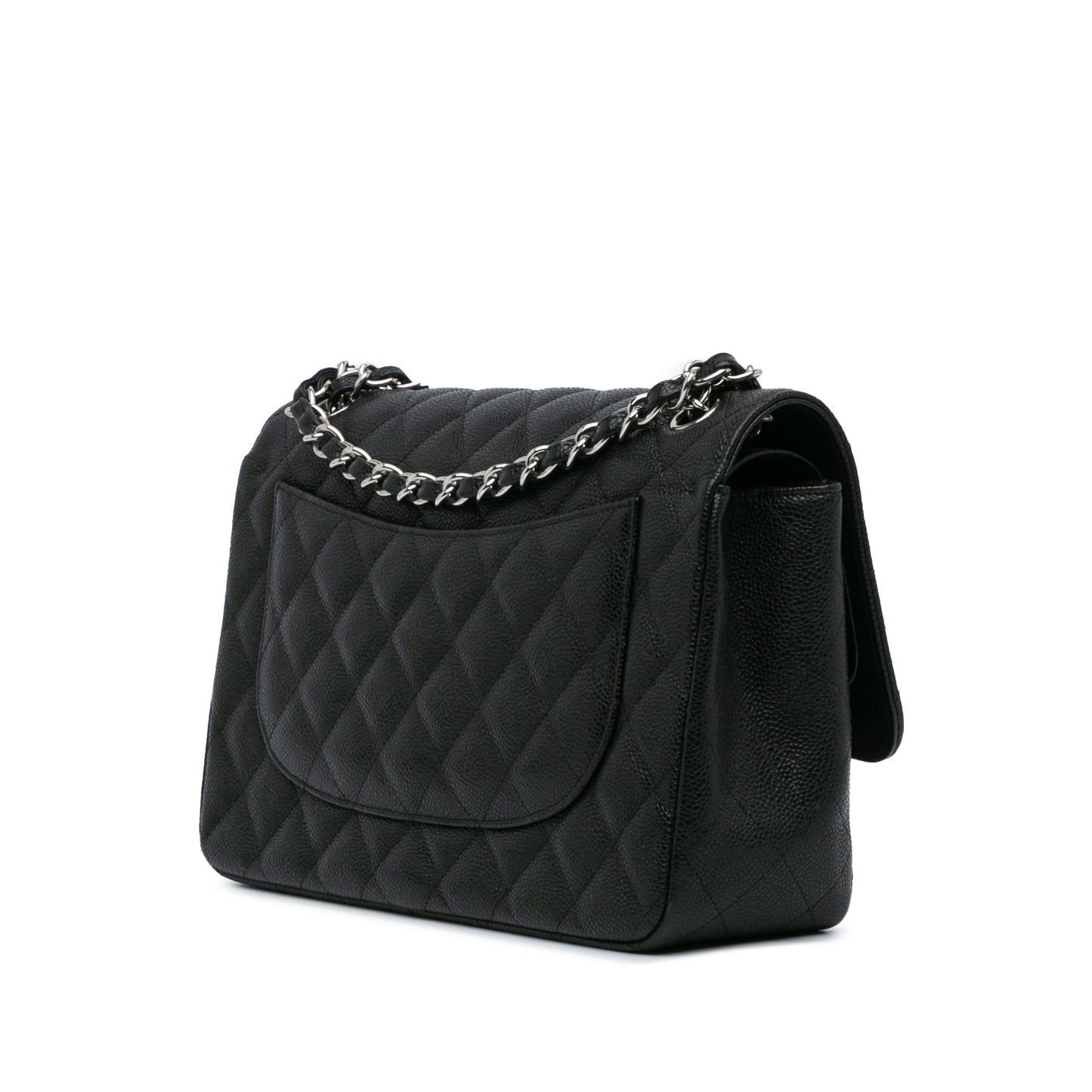 Chanel Jumbo Classic Caviar Double Flap Black
