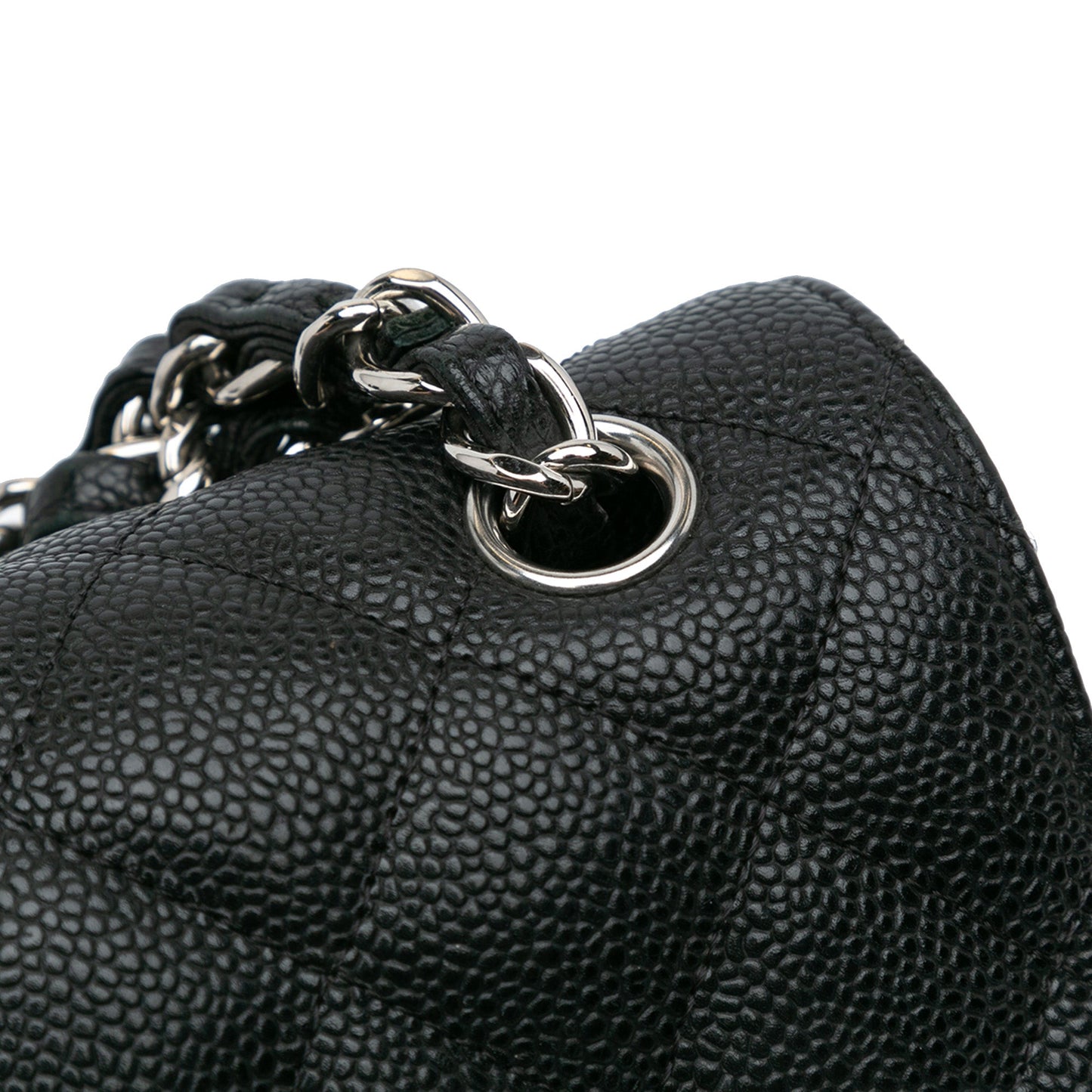 Chanel Jumbo Classic Caviar Double Flap Black