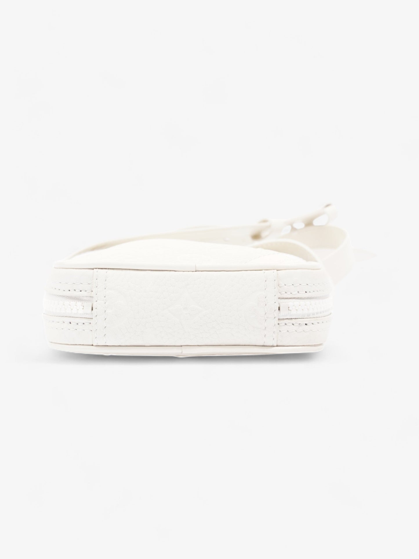 Louis Vuitton Utility Side Bag White Empreinte Leather