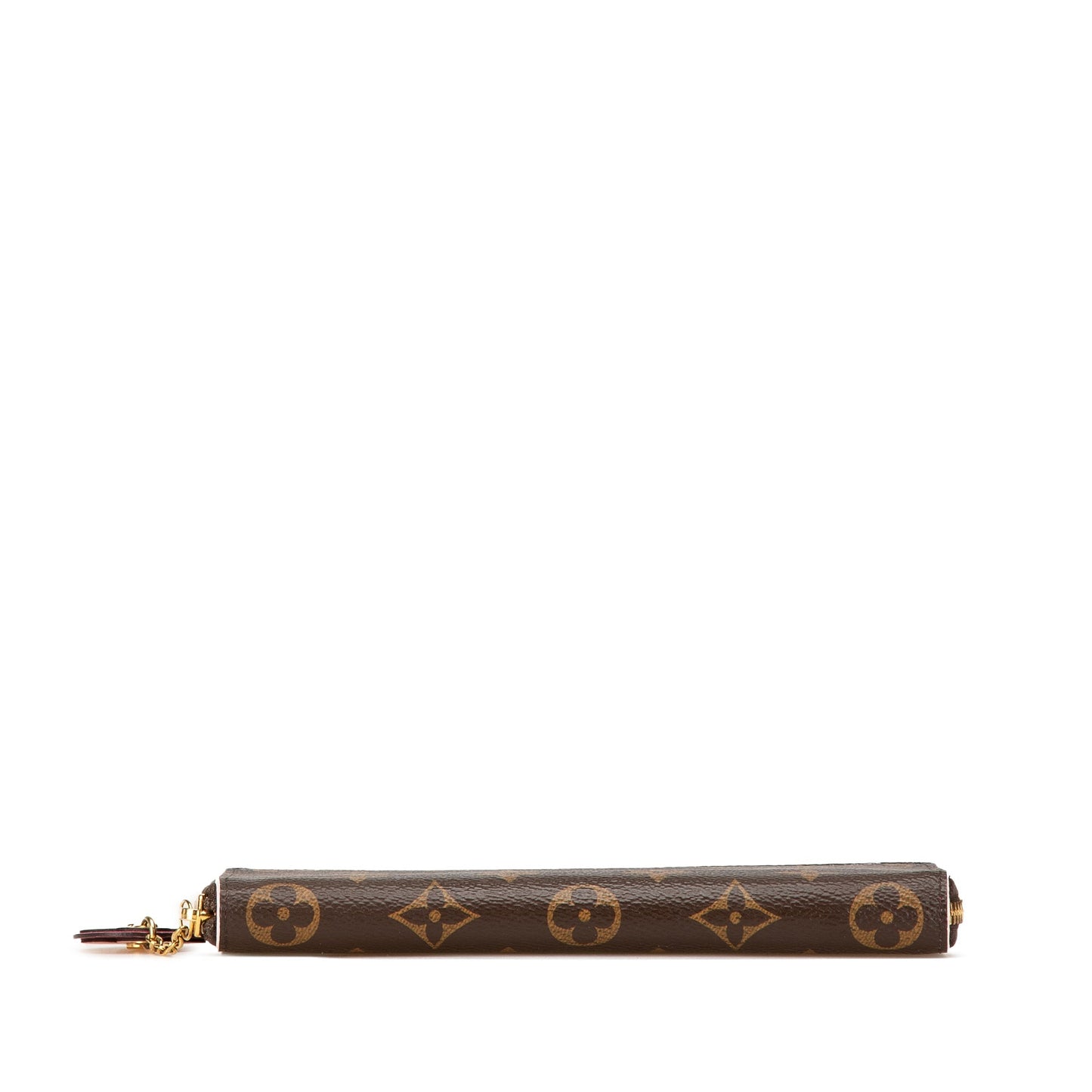 Louis Vuitton Monogram Bloom Flower Clemence Wallet Brown