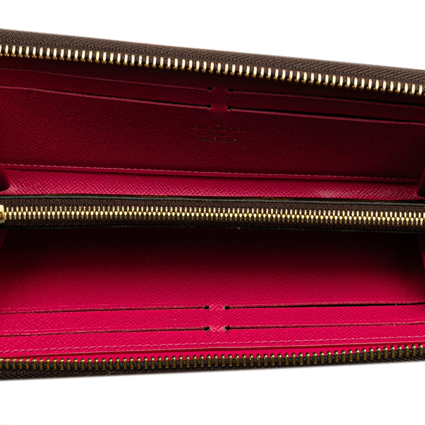 Louis Vuitton Monogram Bloom Flower Clemence Wallet Brown