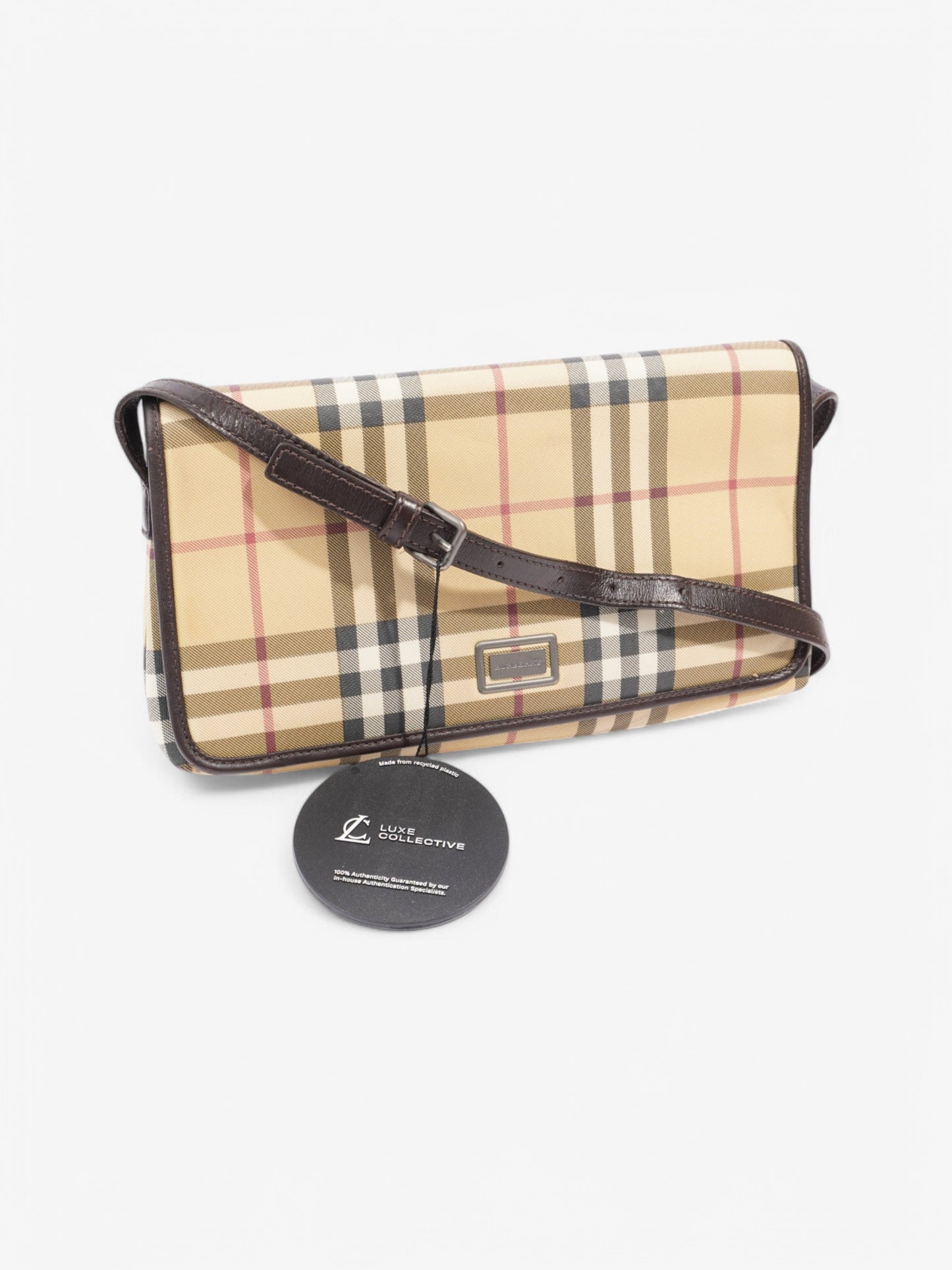 Burberry Nova Check  Beige Checkered Canvas