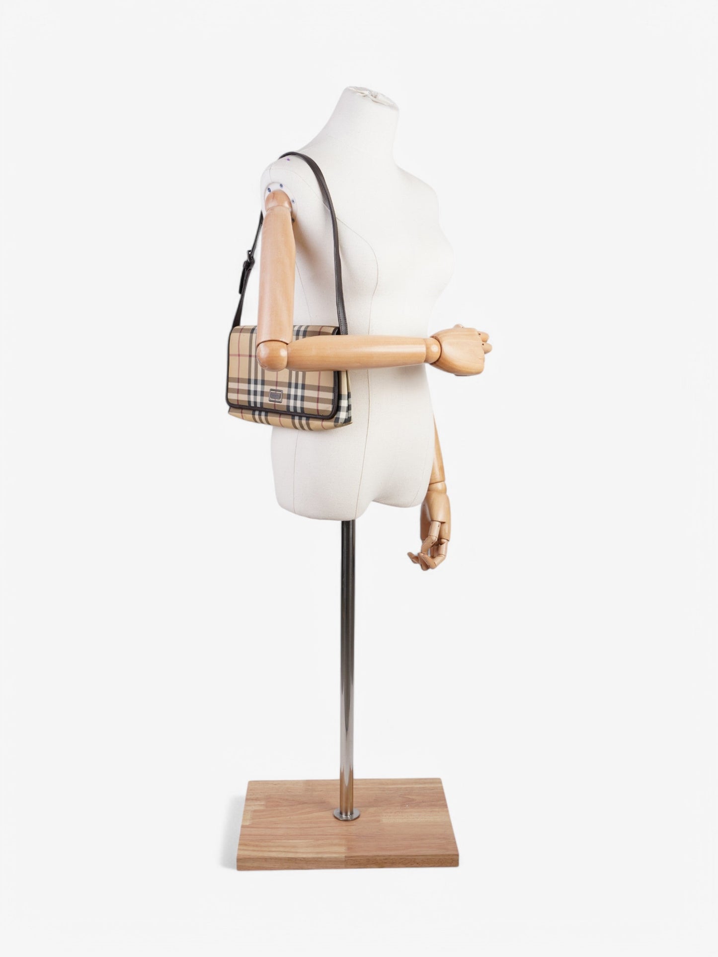 Burberry Nova Check  Beige Checkered Canvas