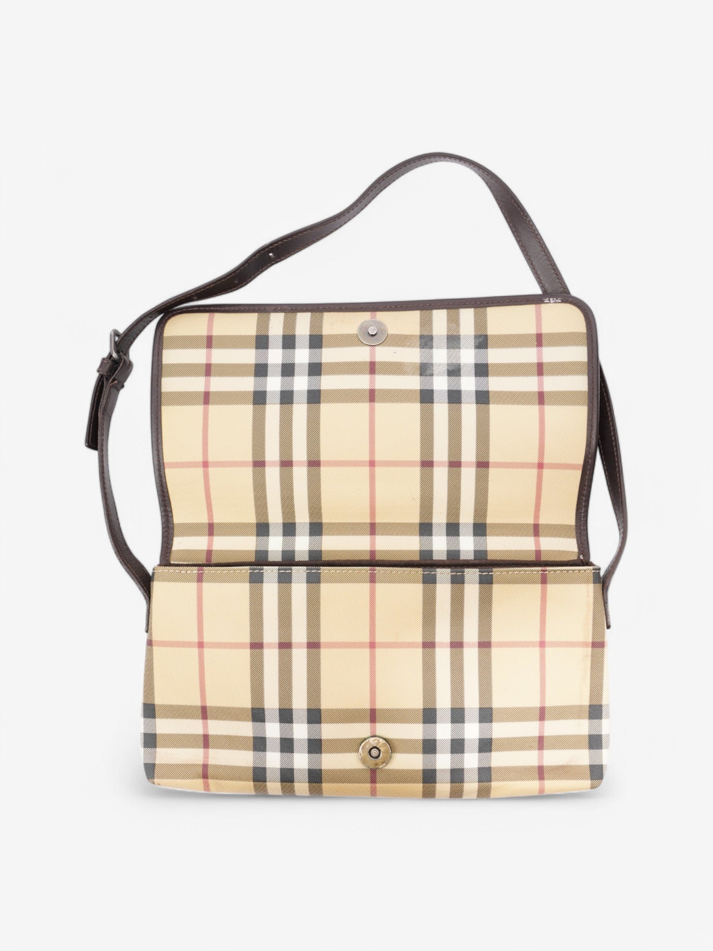 Burberry Nova Check  Beige Checkered Canvas