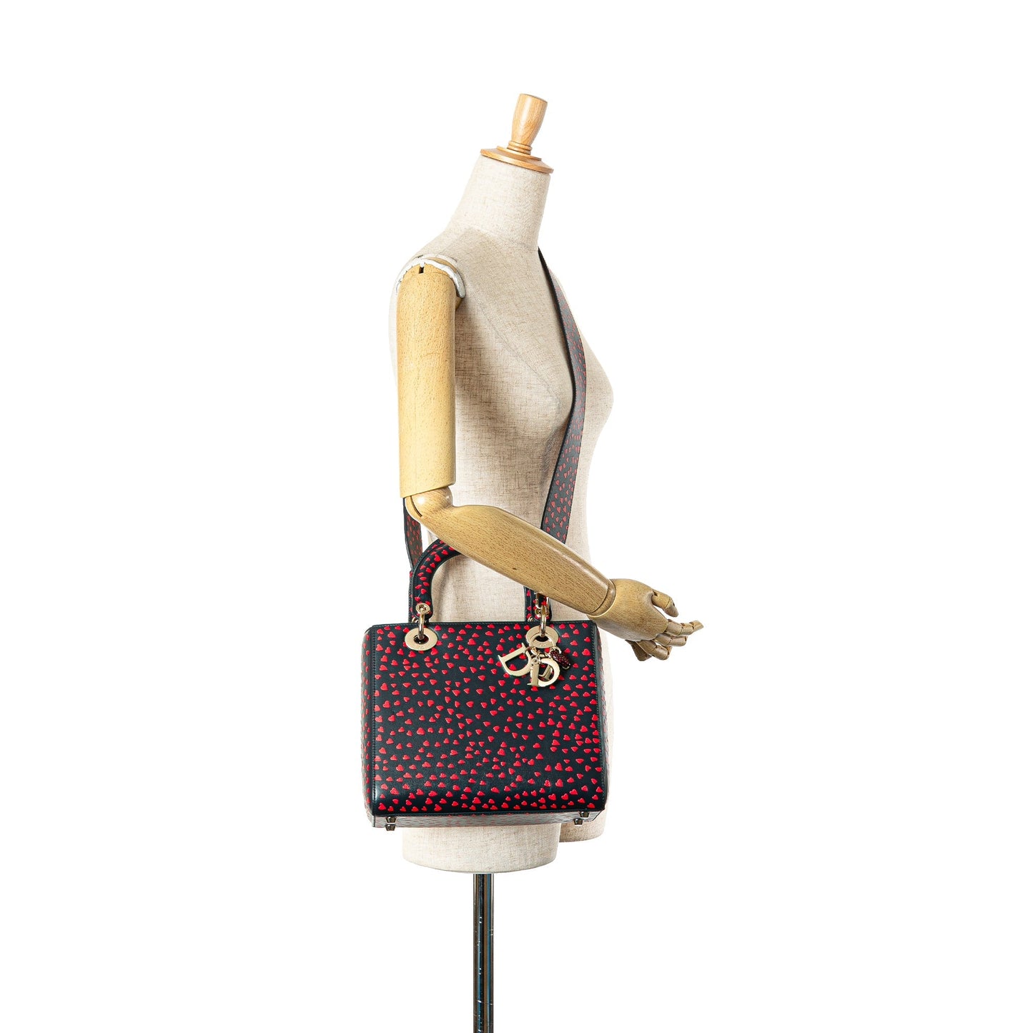 Dior Medium Calfskin I Love Paris Lady Dior Blue