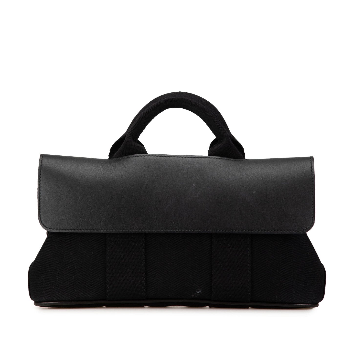 Hermès Toile and Swift Valparaiso Long PM Black