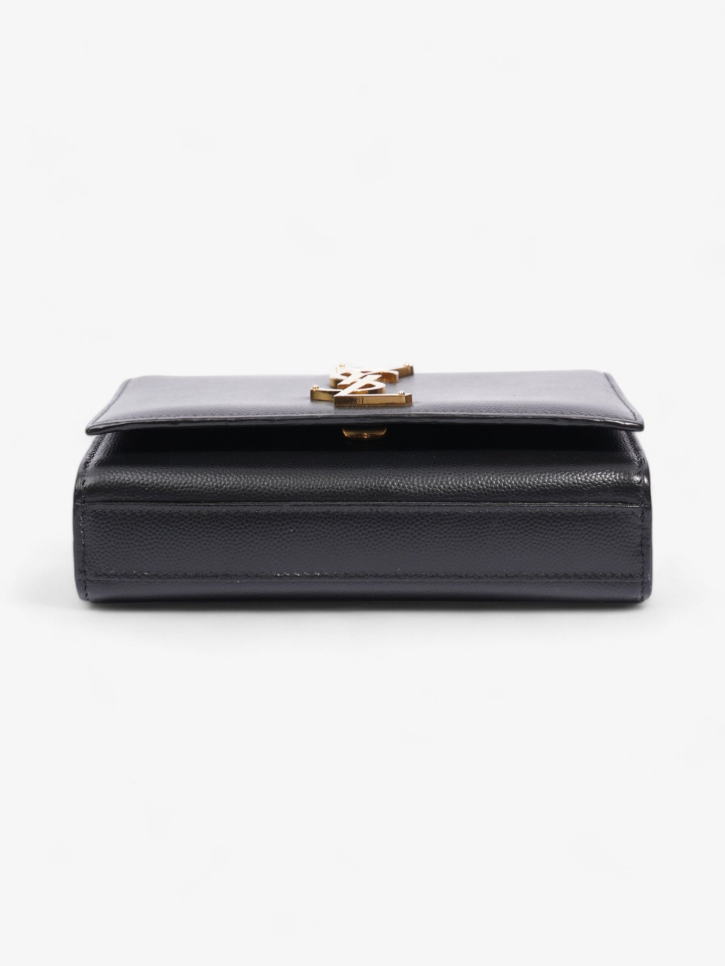 Saint Laurent Kate Black Grained Leather Small