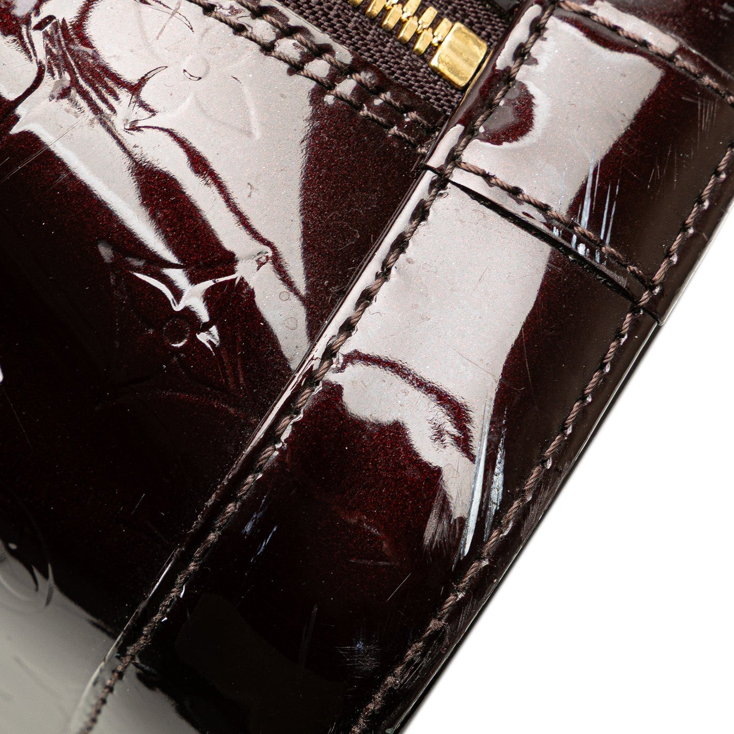 Louis Vuitton Monogram Vernis Alma PM Purple