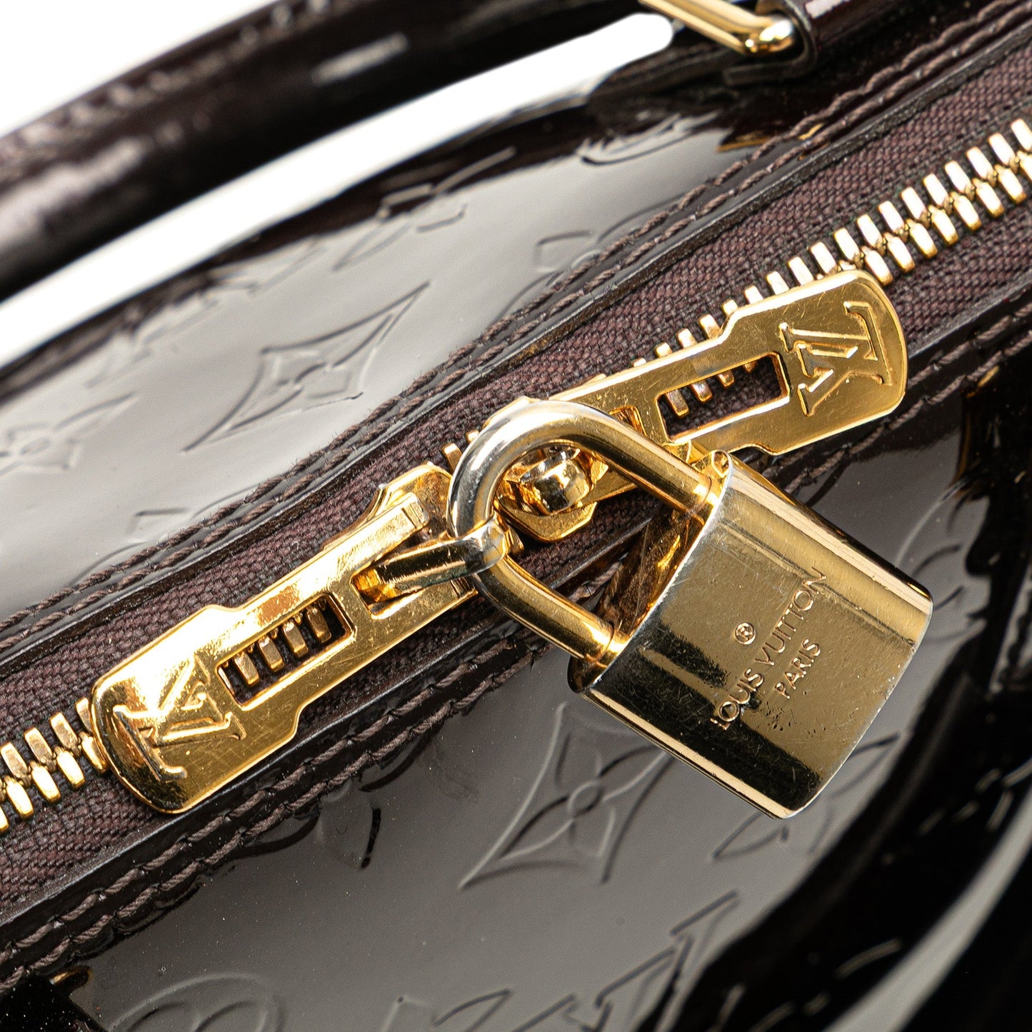 Louis Vuitton Monogram Vernis Alma PM Purple