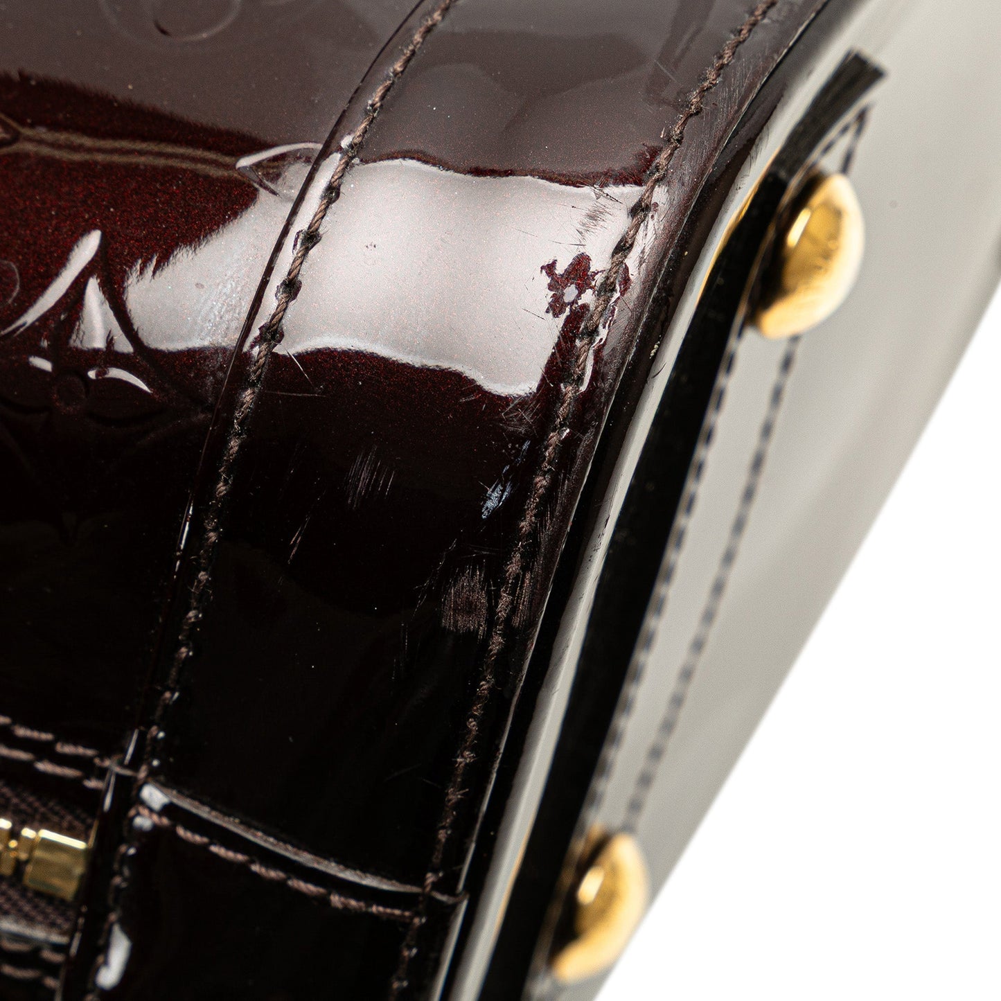 Louis Vuitton Monogram Vernis Alma PM Purple