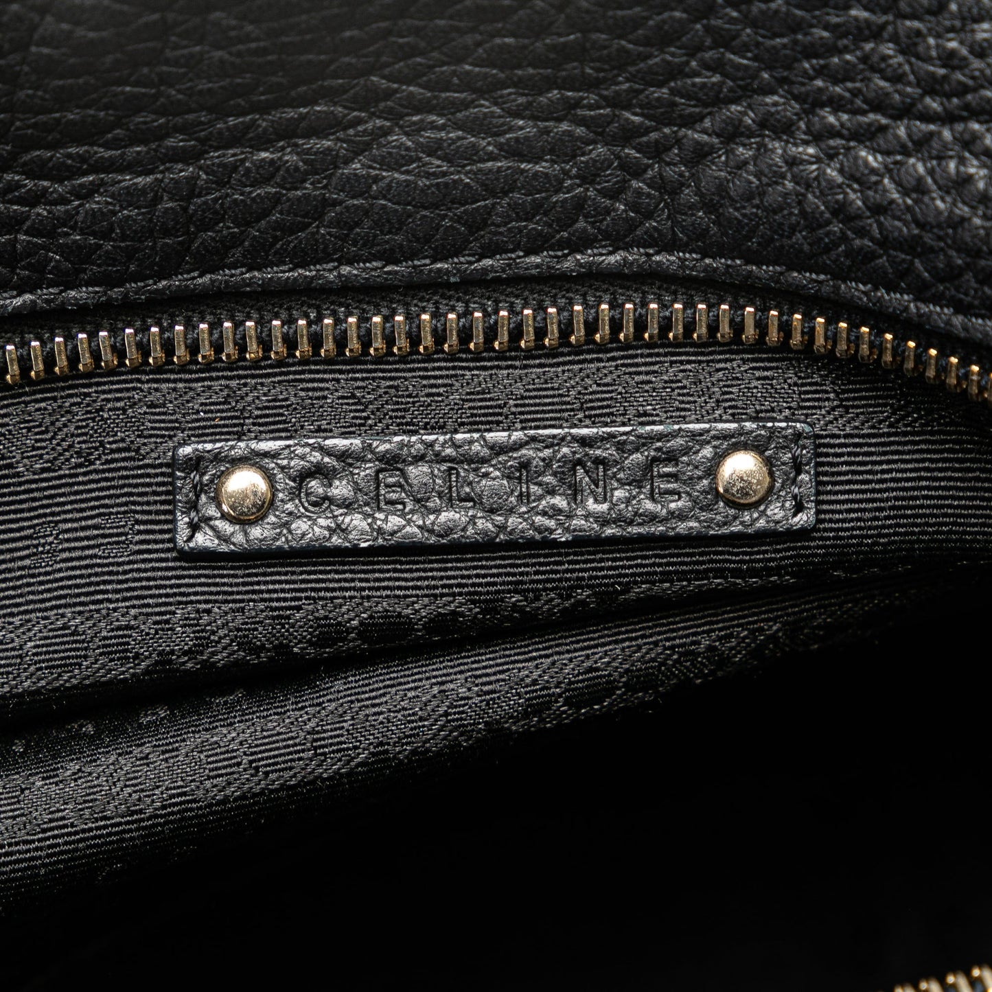 Celine Calfskin Bittersweet Shoulder Bag Black