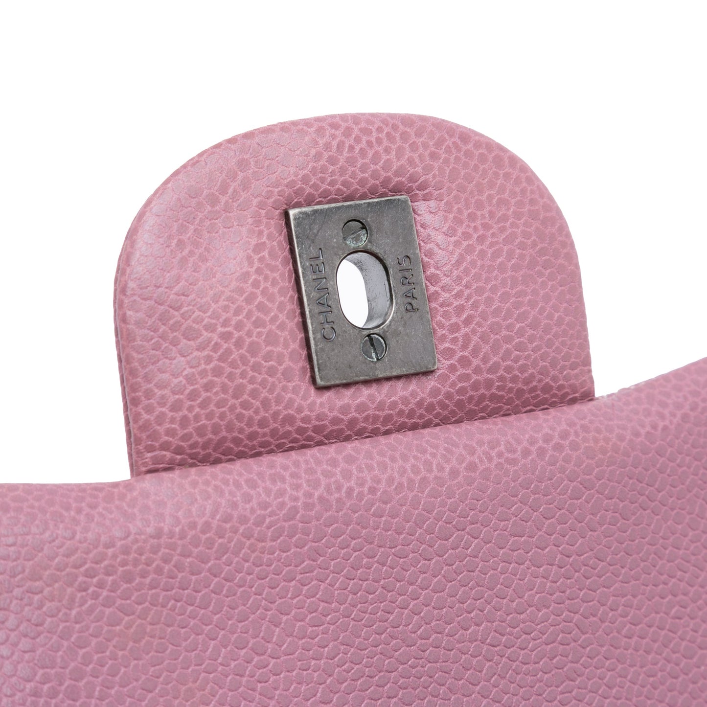 Chanel Jumbo Classic Caviar Double Flap Pink